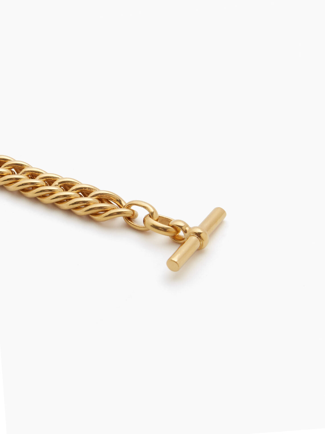 Tilly Sveaas Small Gold Curb Link Bracelet