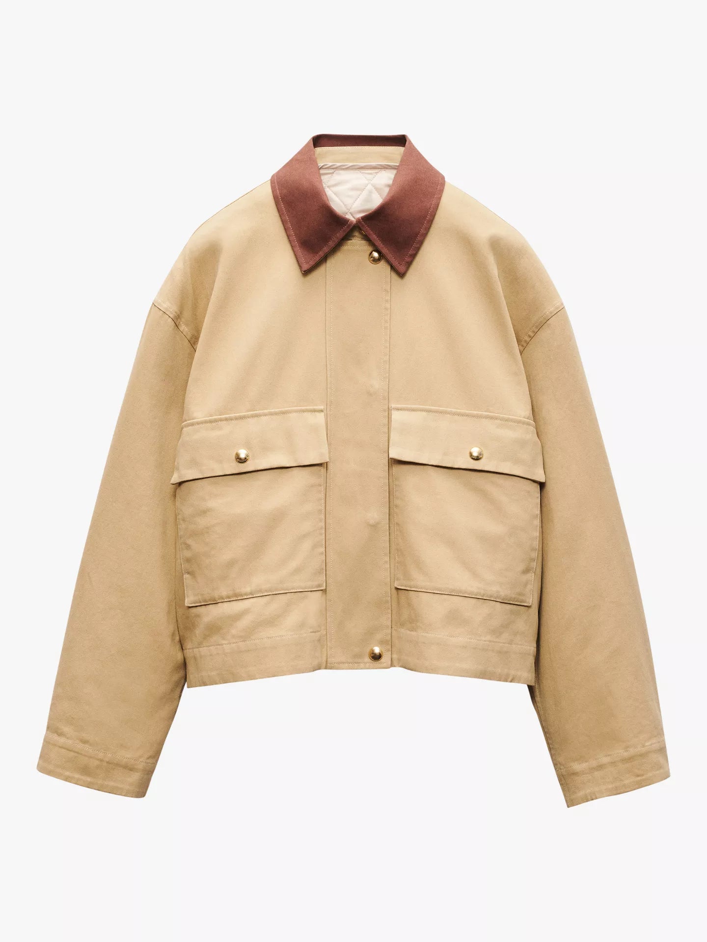 R&B Nonie Cotton Jacket in Beige