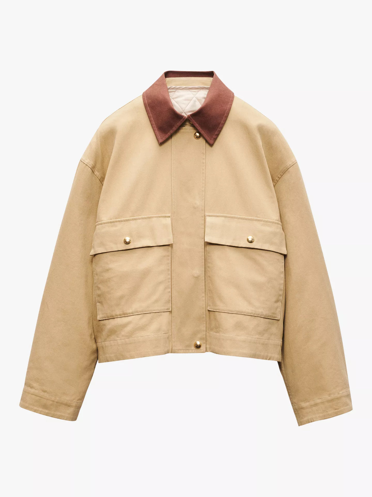 R&B Nonie Cotton Jacket in Beige