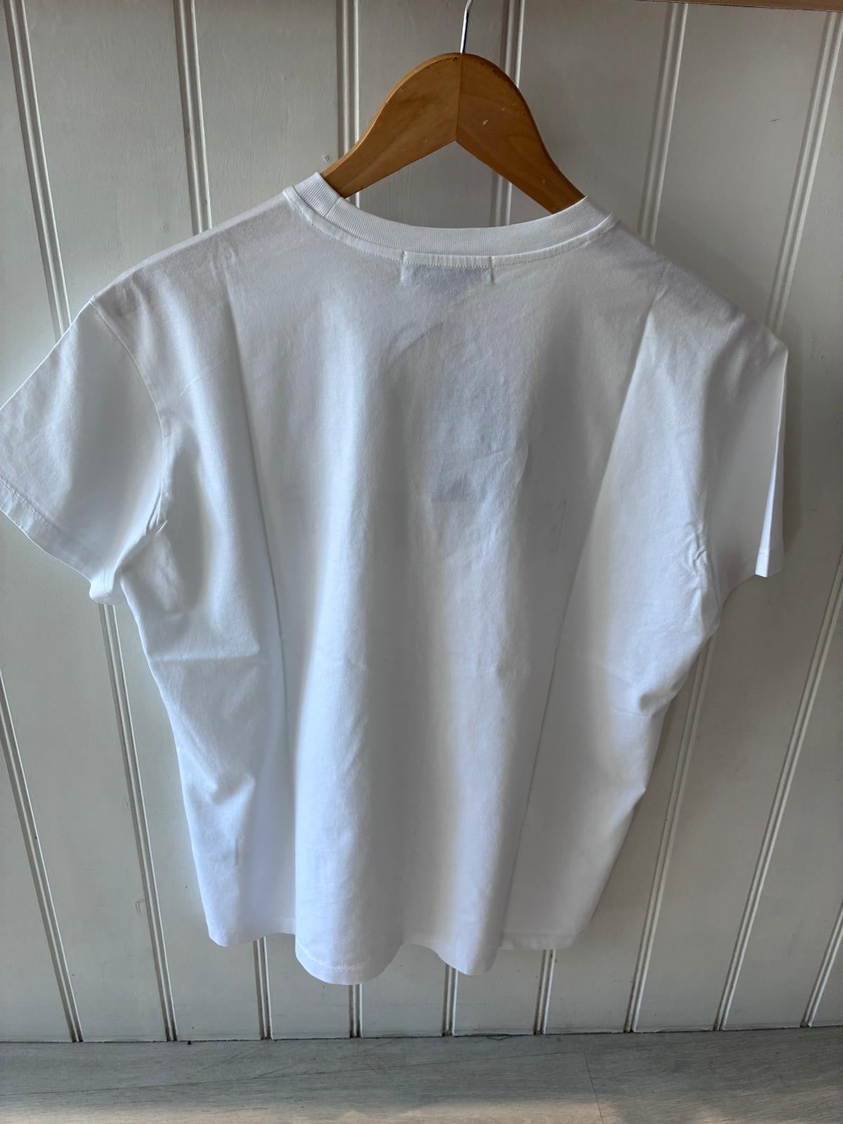 Bella Freud Introvert Unisex T Shirt in White