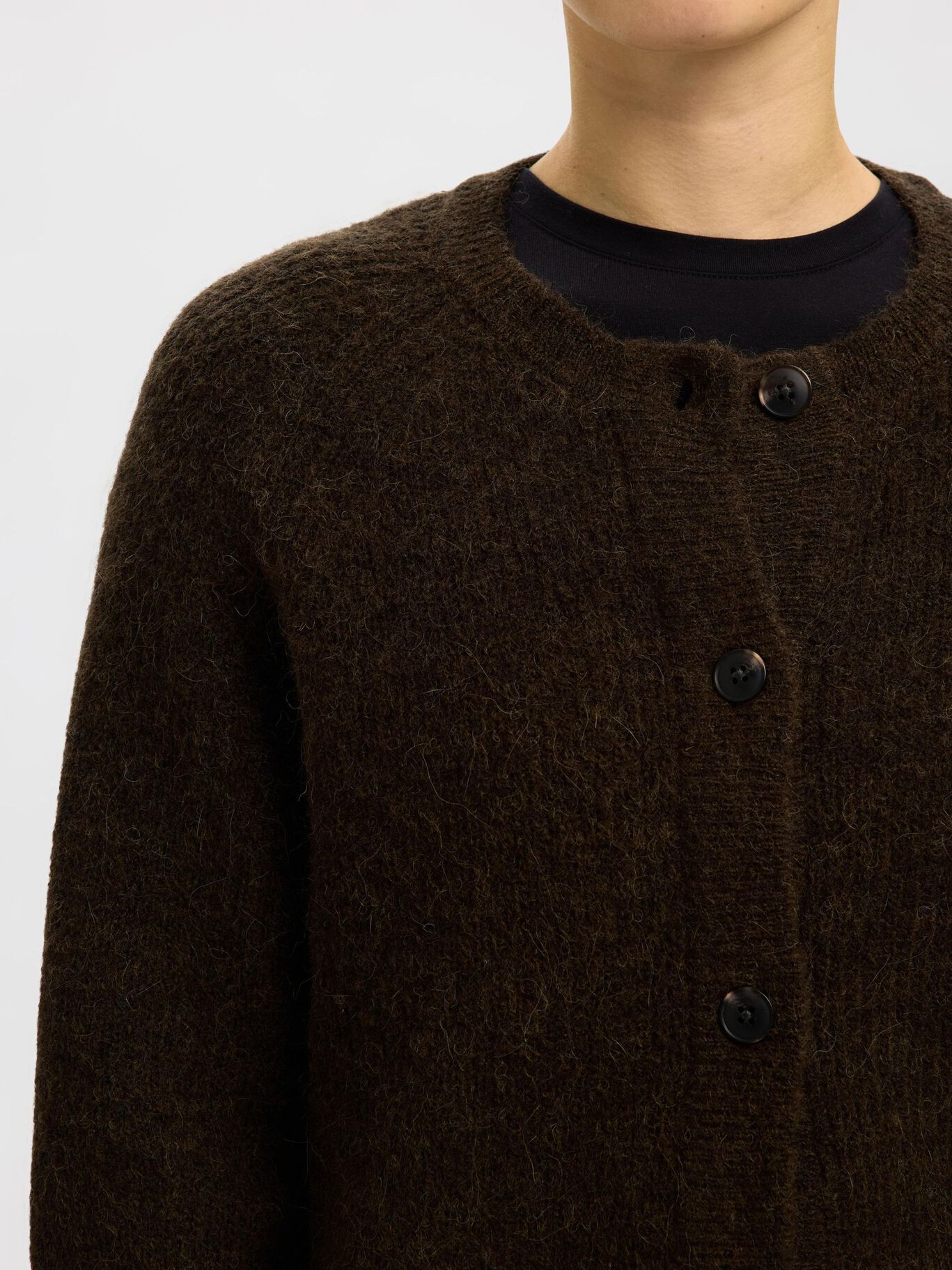 SELECTED Lulu LS Knit Cardi in Delicioso