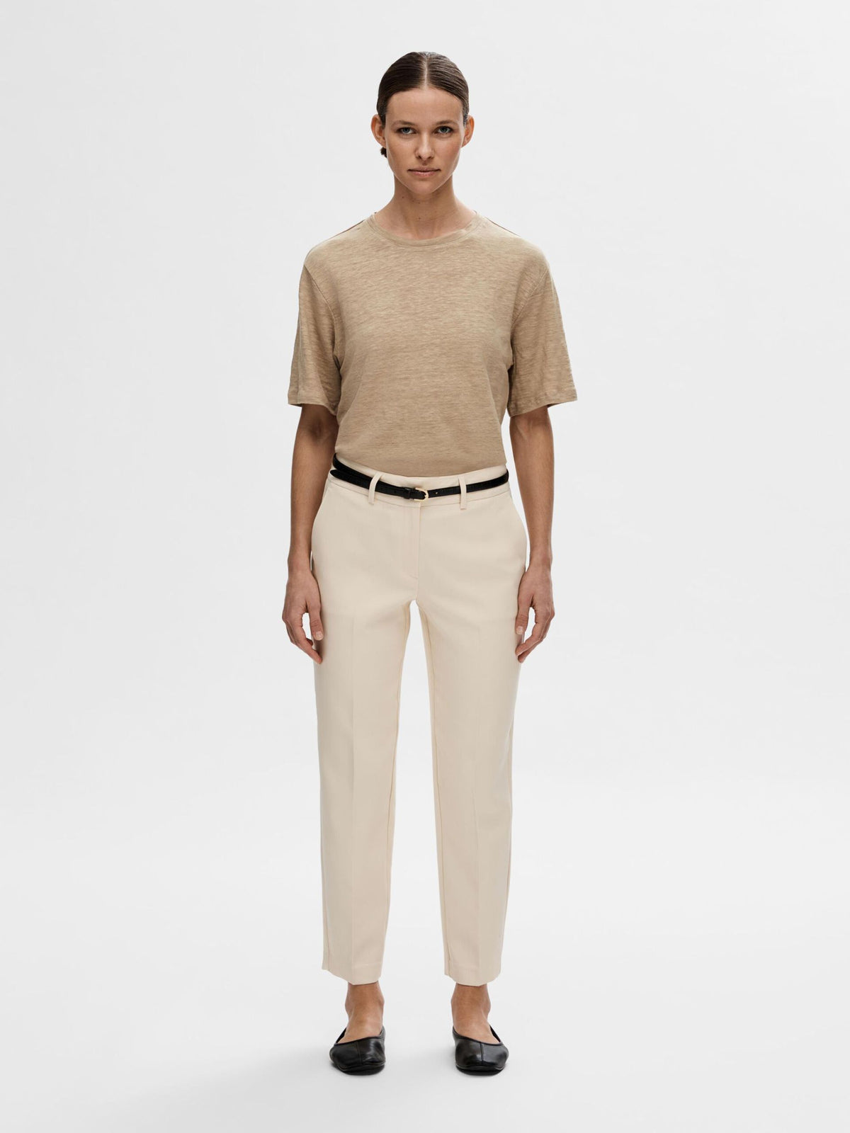 SLF Vilja Linen SS Tee in Humus