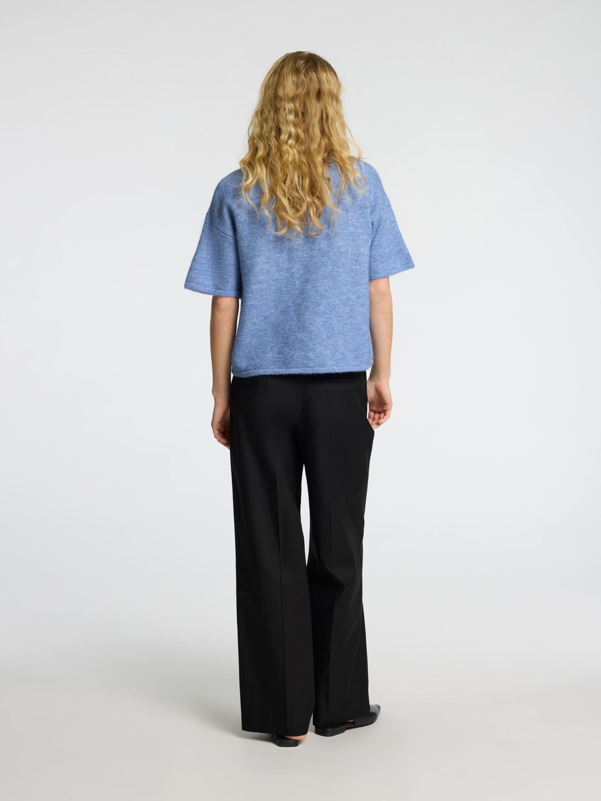 SLF Maline Liliana SS Knit in Cornflower