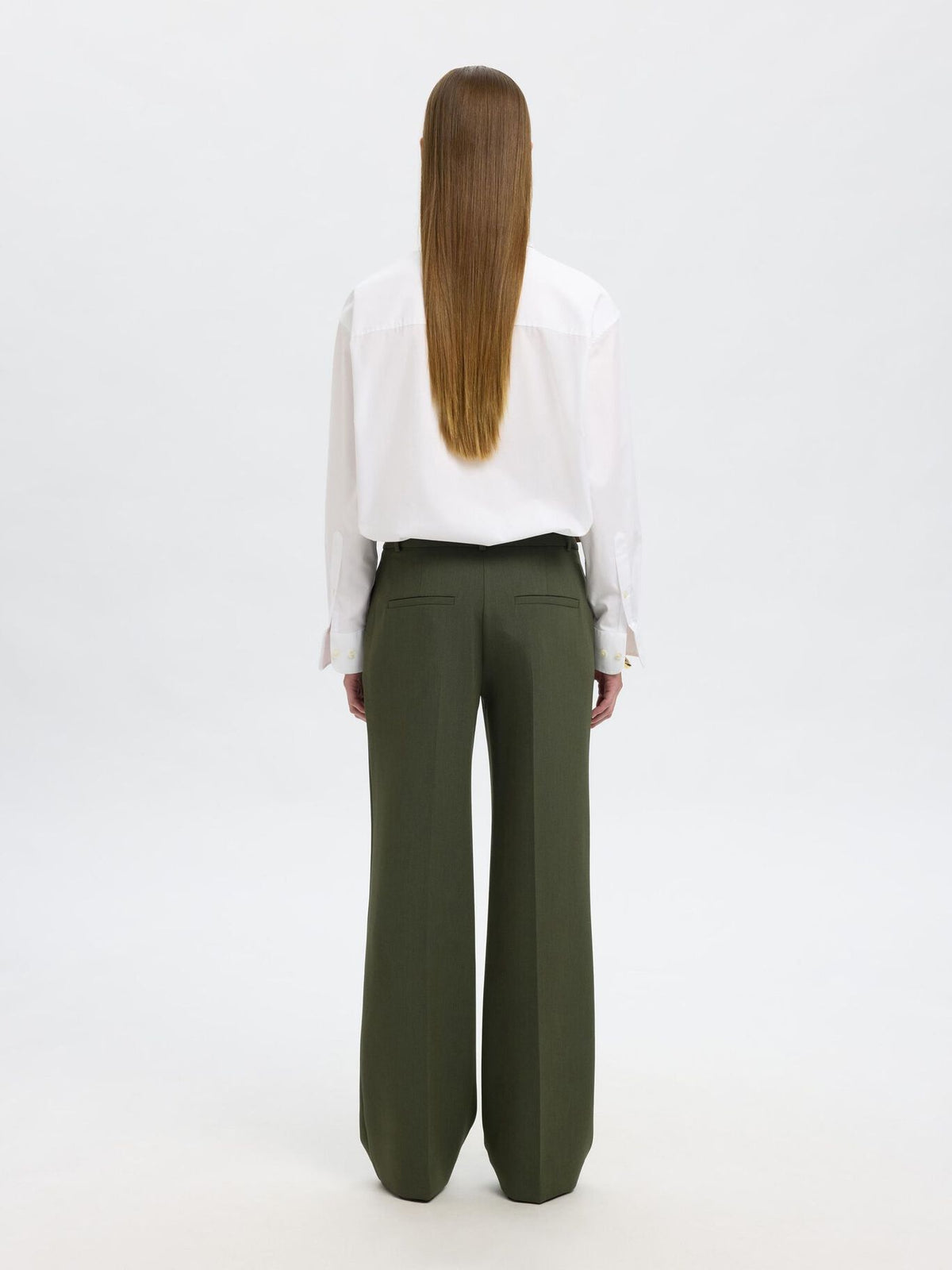 SELECTED Rita Wide Pant in Deep Depths