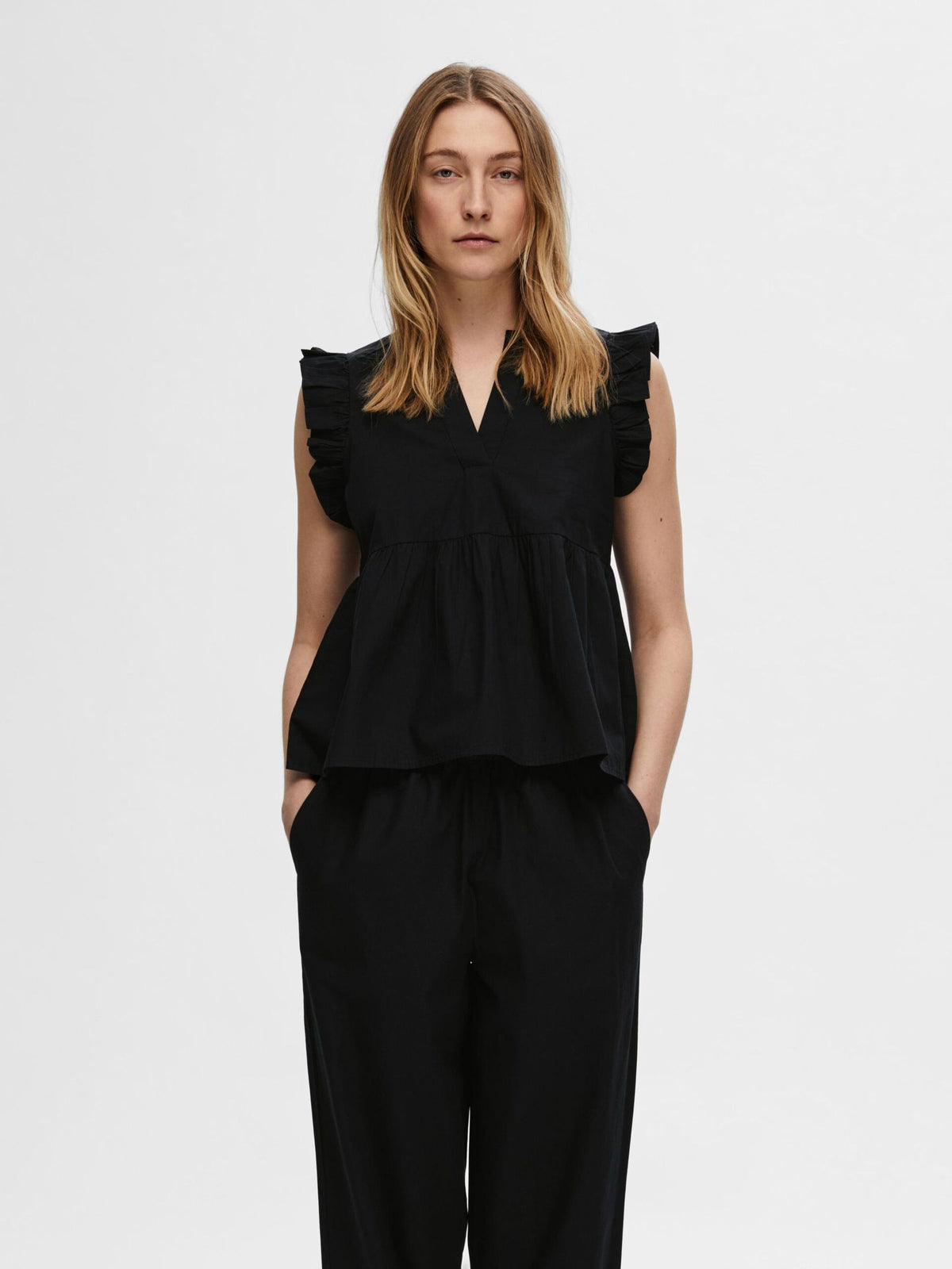 SLF Blair-Ida Top in Black