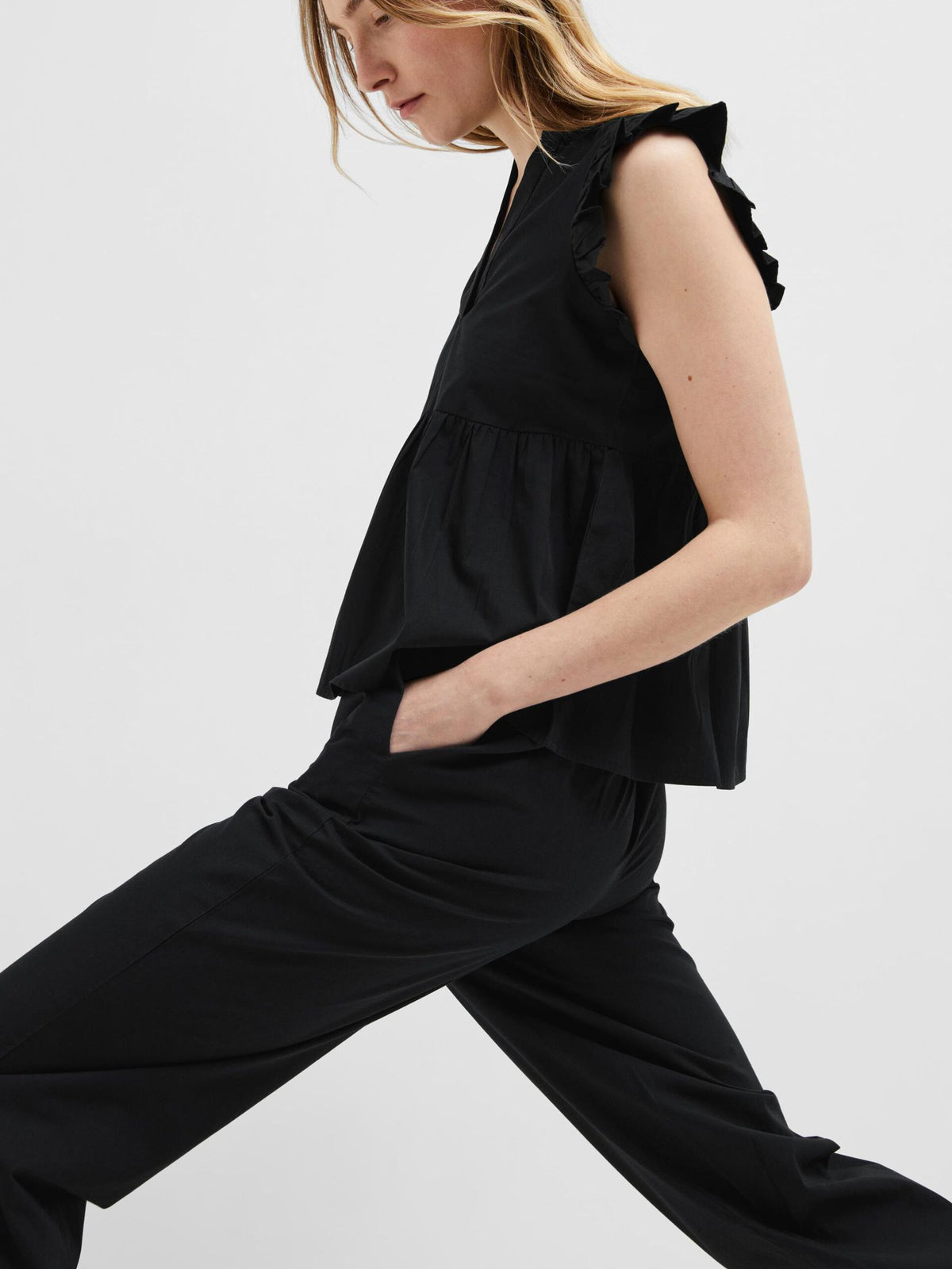 SLF Blair-Ida Top in Black