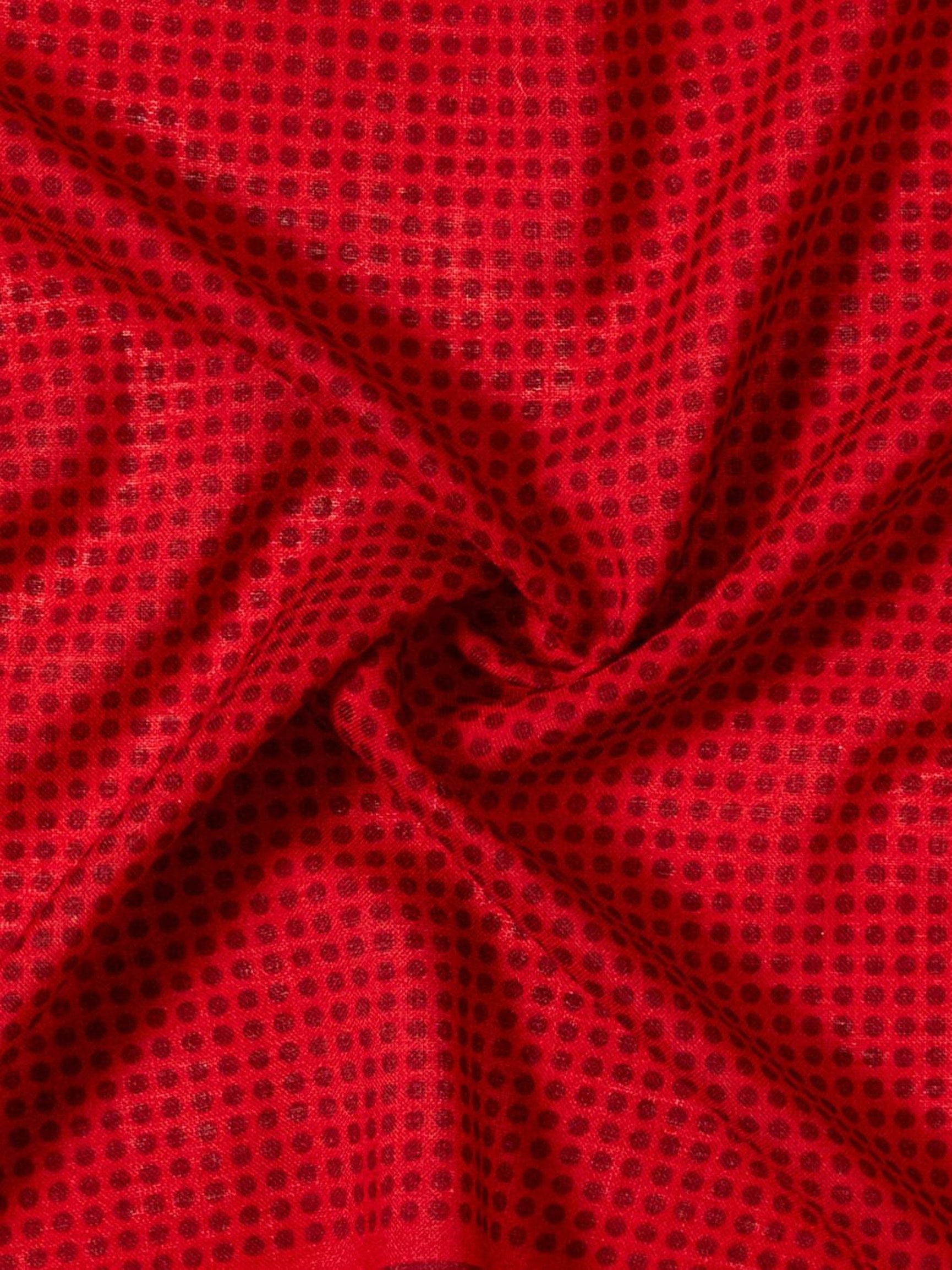 SELECTED Abbi Wool Bandana in Equestrian Red