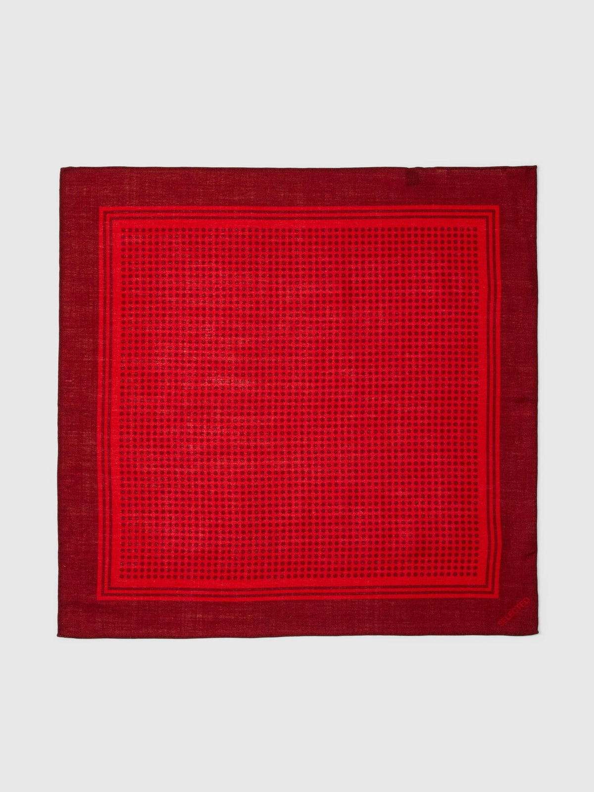 SELECTED Abbi Wool Bandana in Equestrian Red