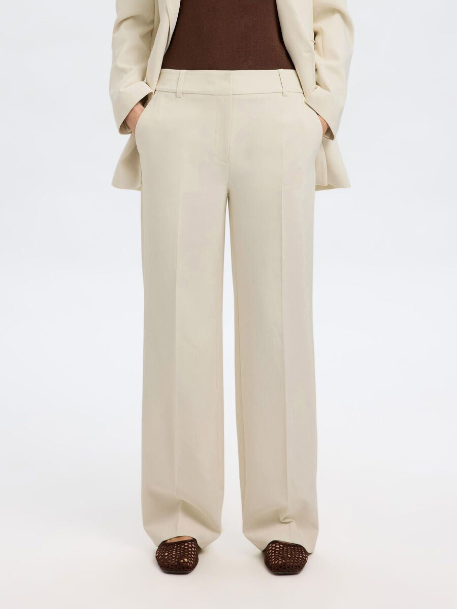 SELECTED Rita Wide Pant in Birch