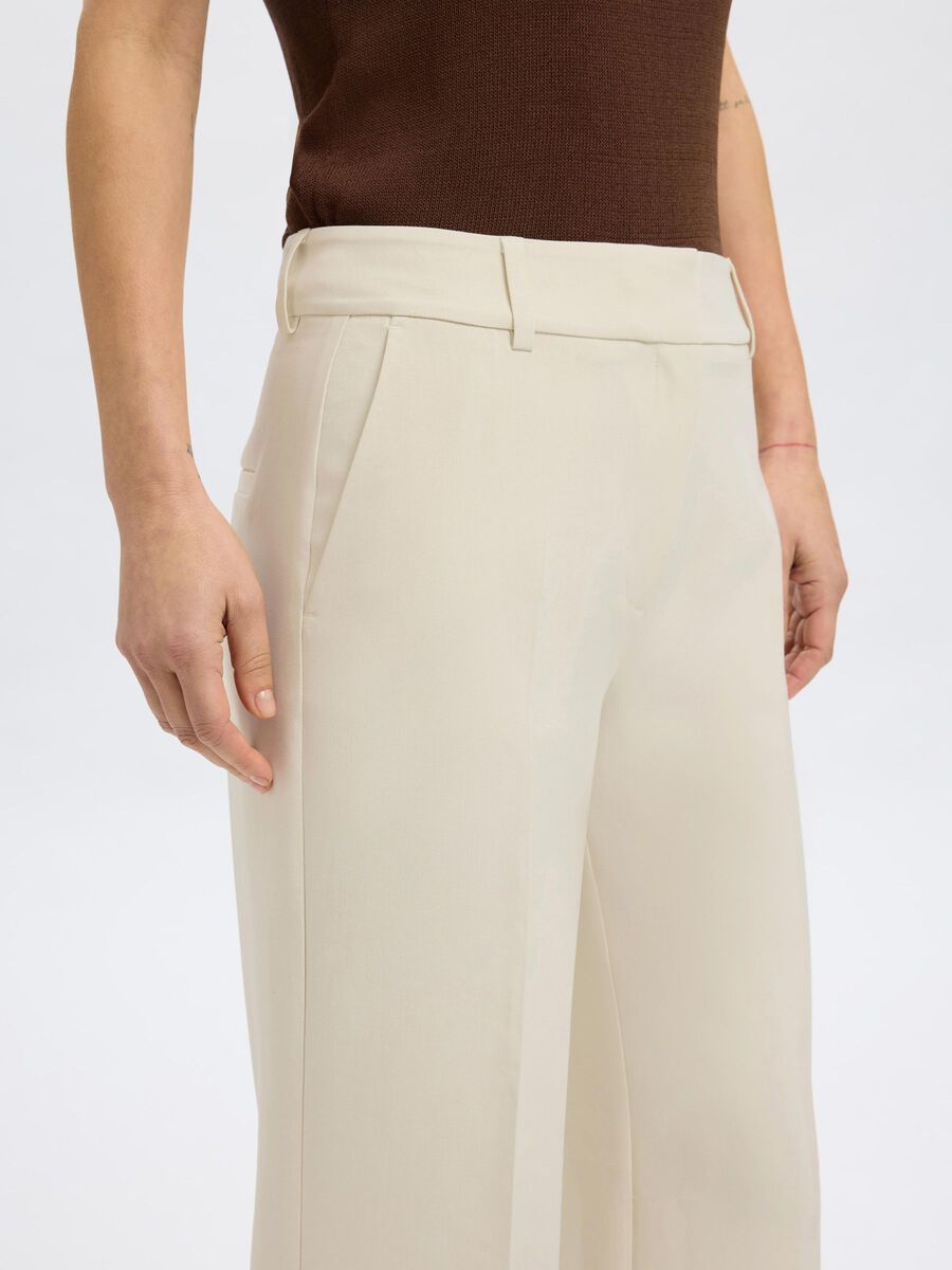 SELECTED Rita Wide Pant in Birch