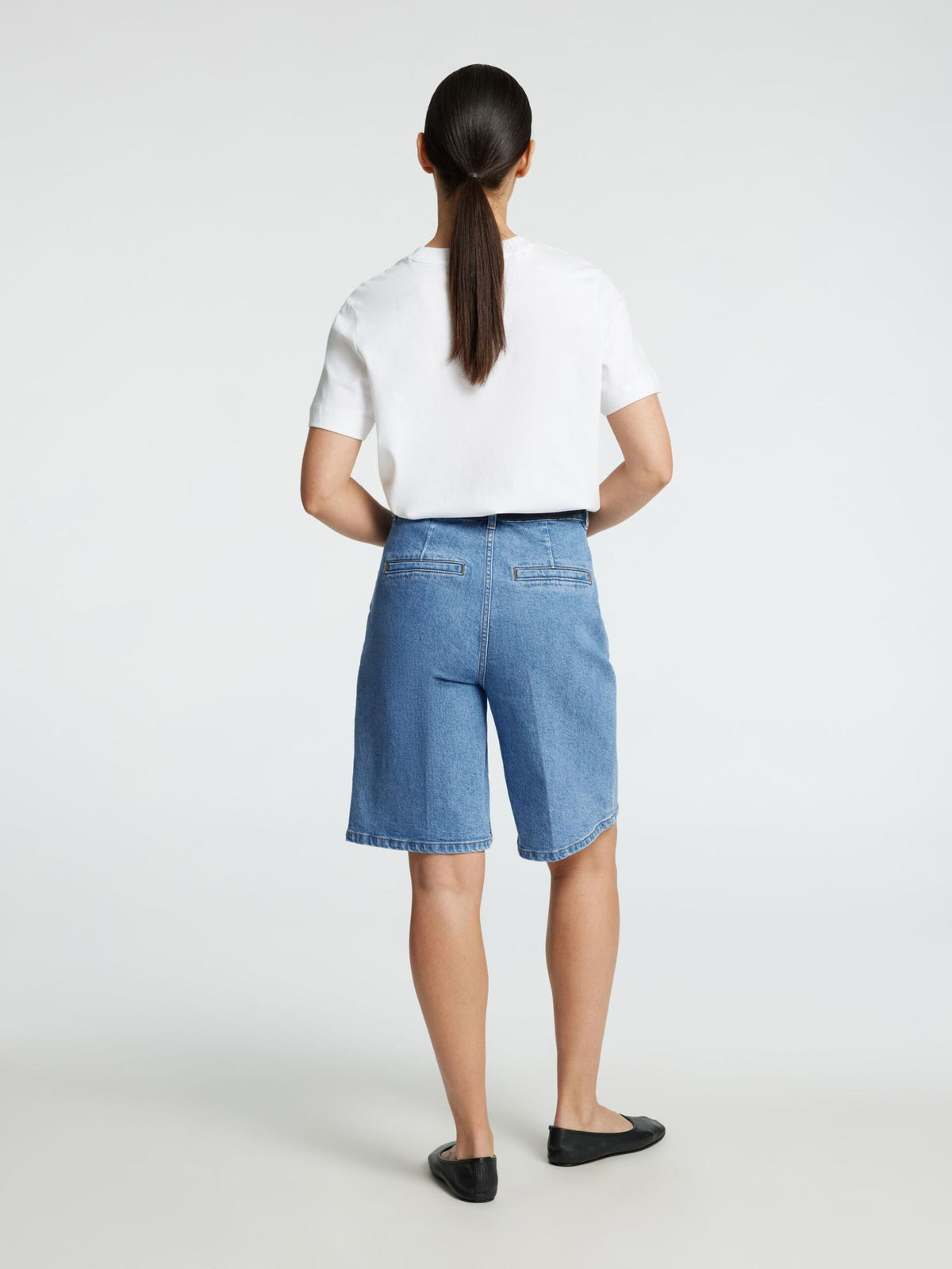 SLF Evelyn Bermuda Denim Shorts