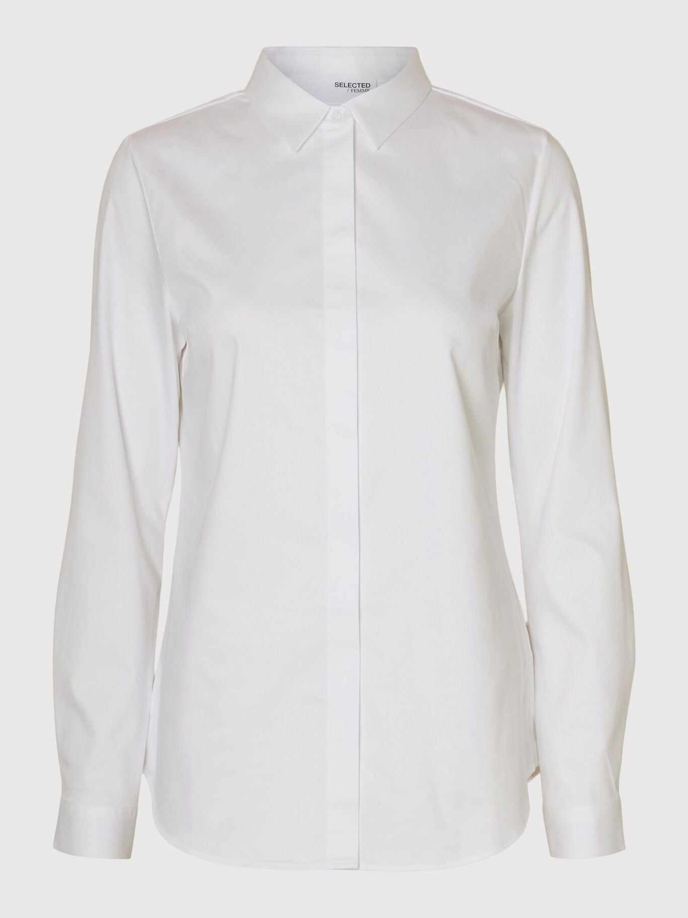 SELECTED Nicolina Slim Shirt in White