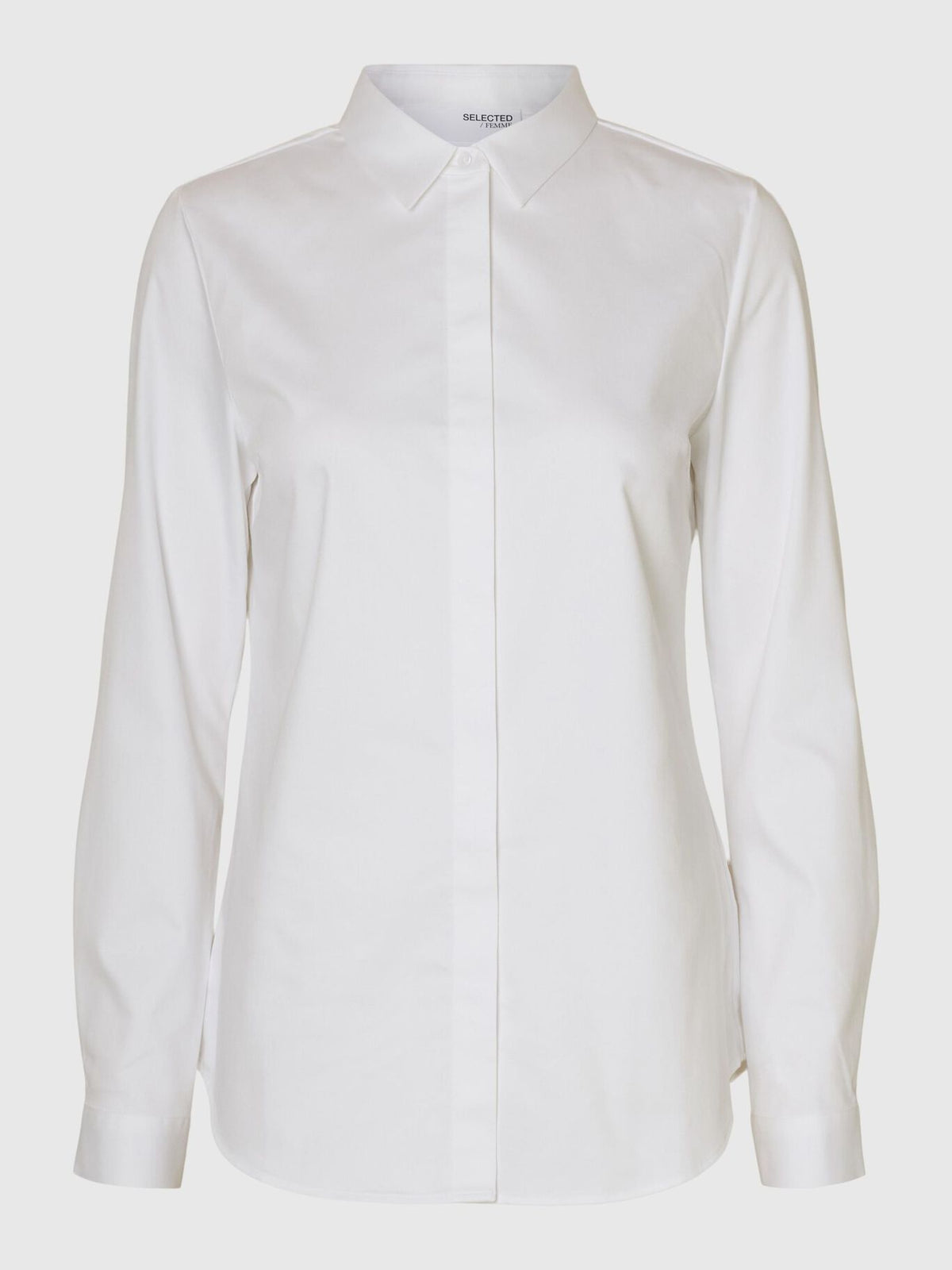 SELECTED Nicolina Slim Shirt in White