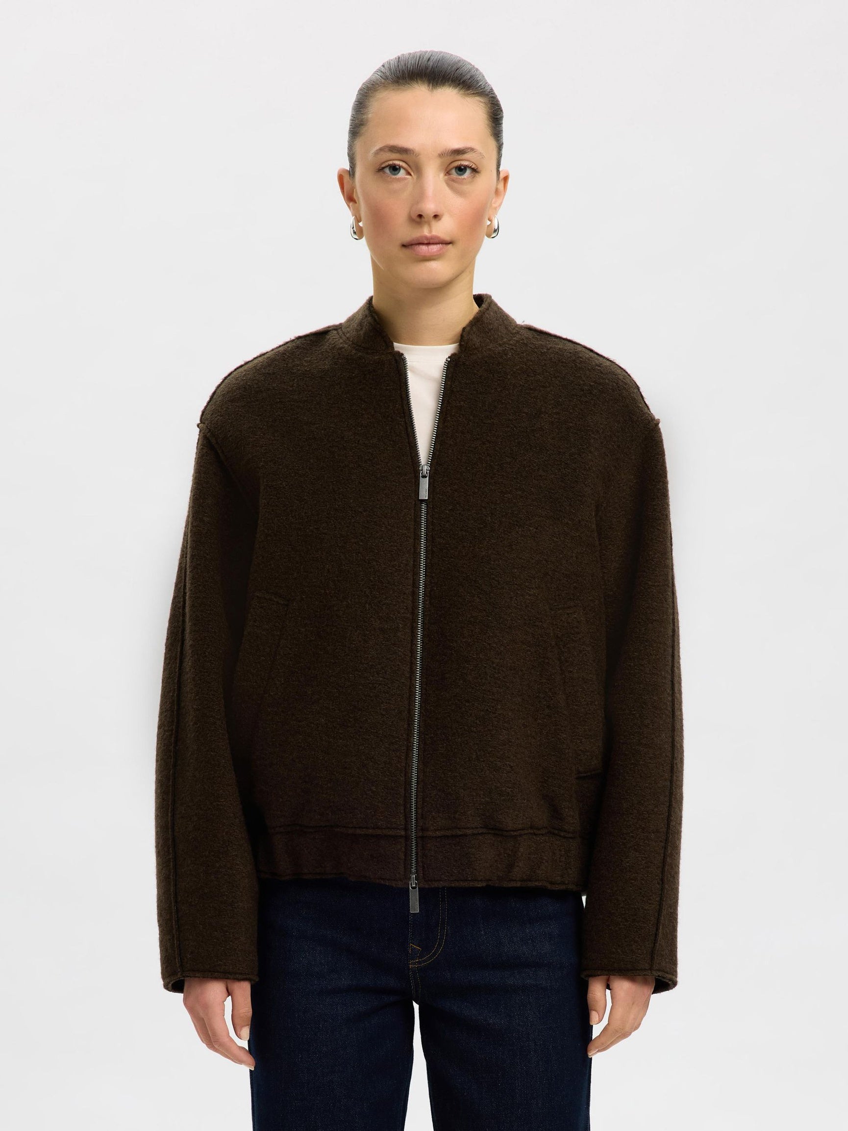 SELECTED Reign Bomber Jacket in Delicioso