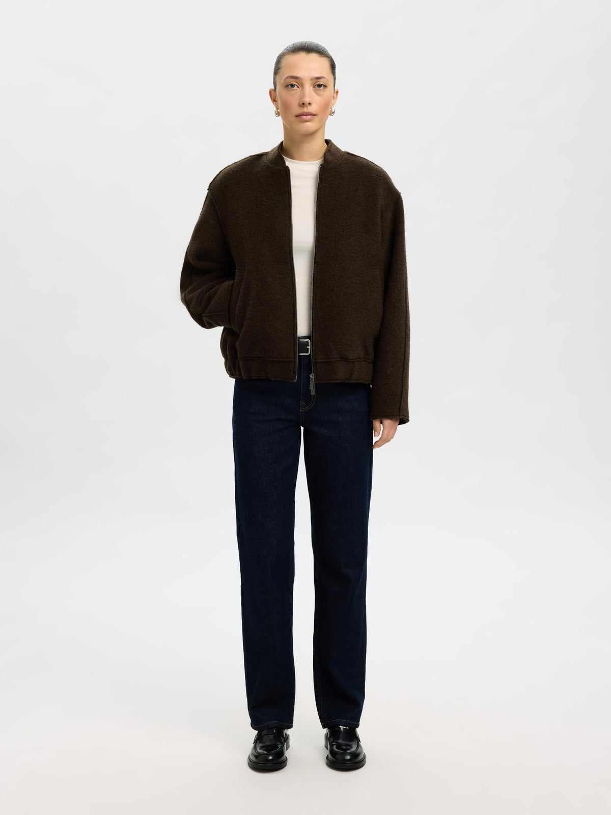 SELECTED Reign Bomber Jacket in Delicioso