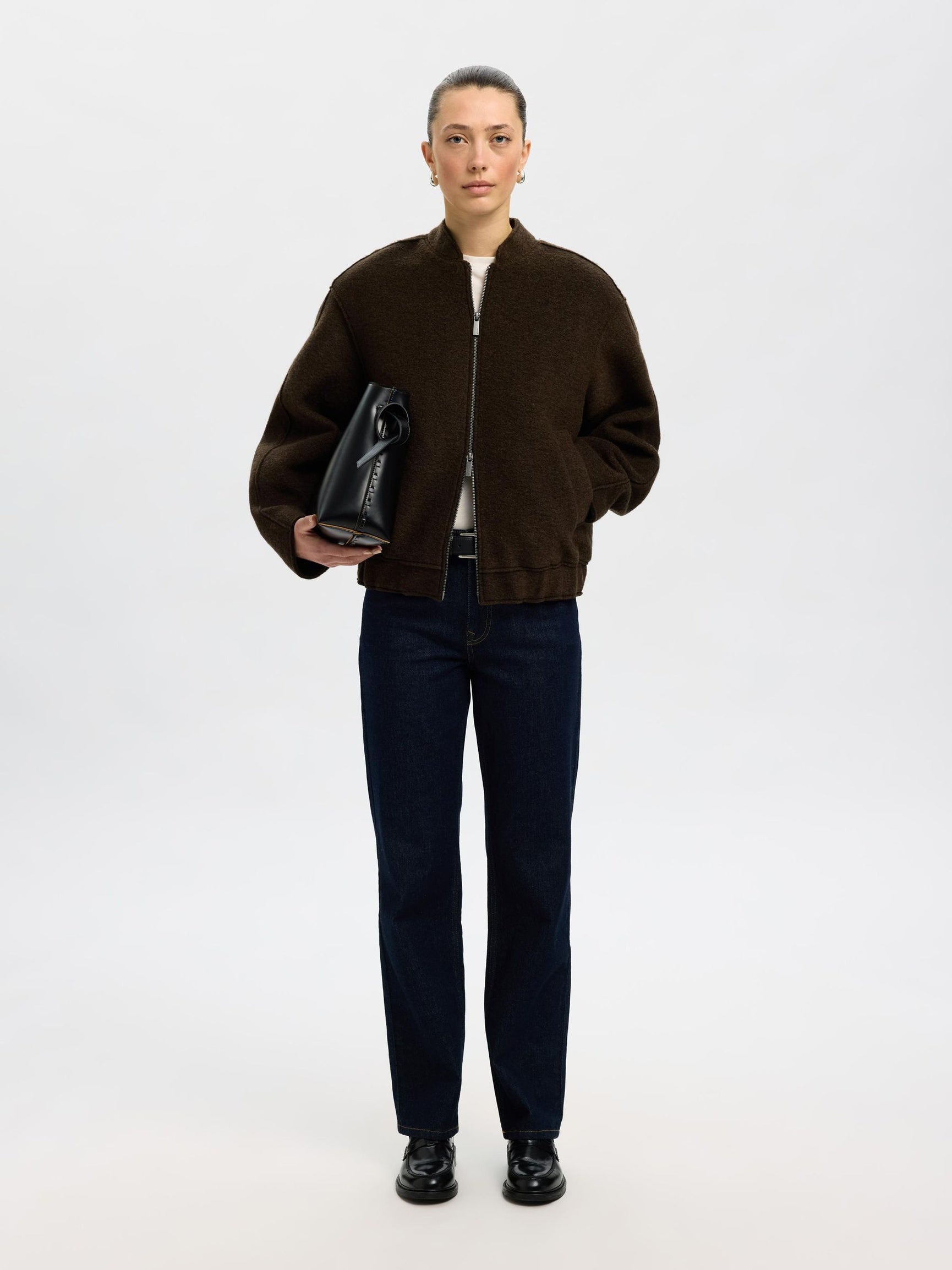 SELECTED Reign Bomber Jacket in Delicioso