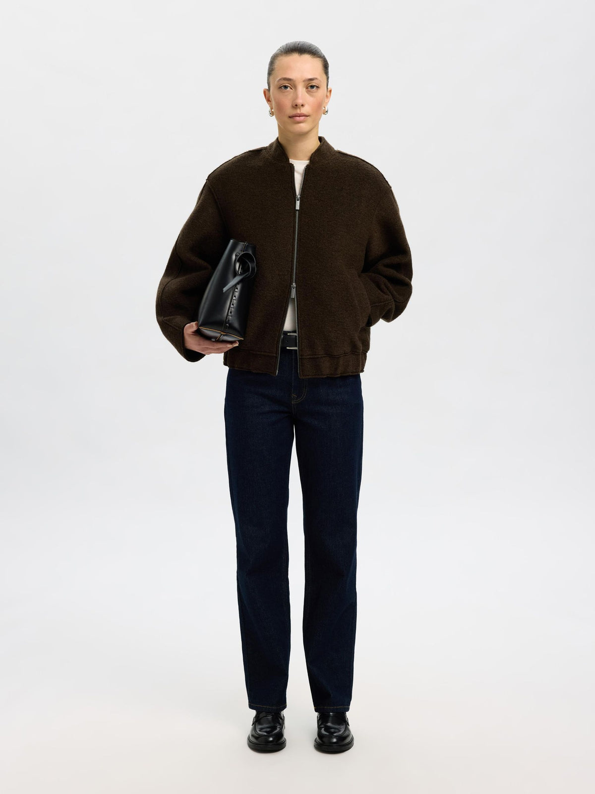 SELECTED Reign Bomber Jacket in Delicioso