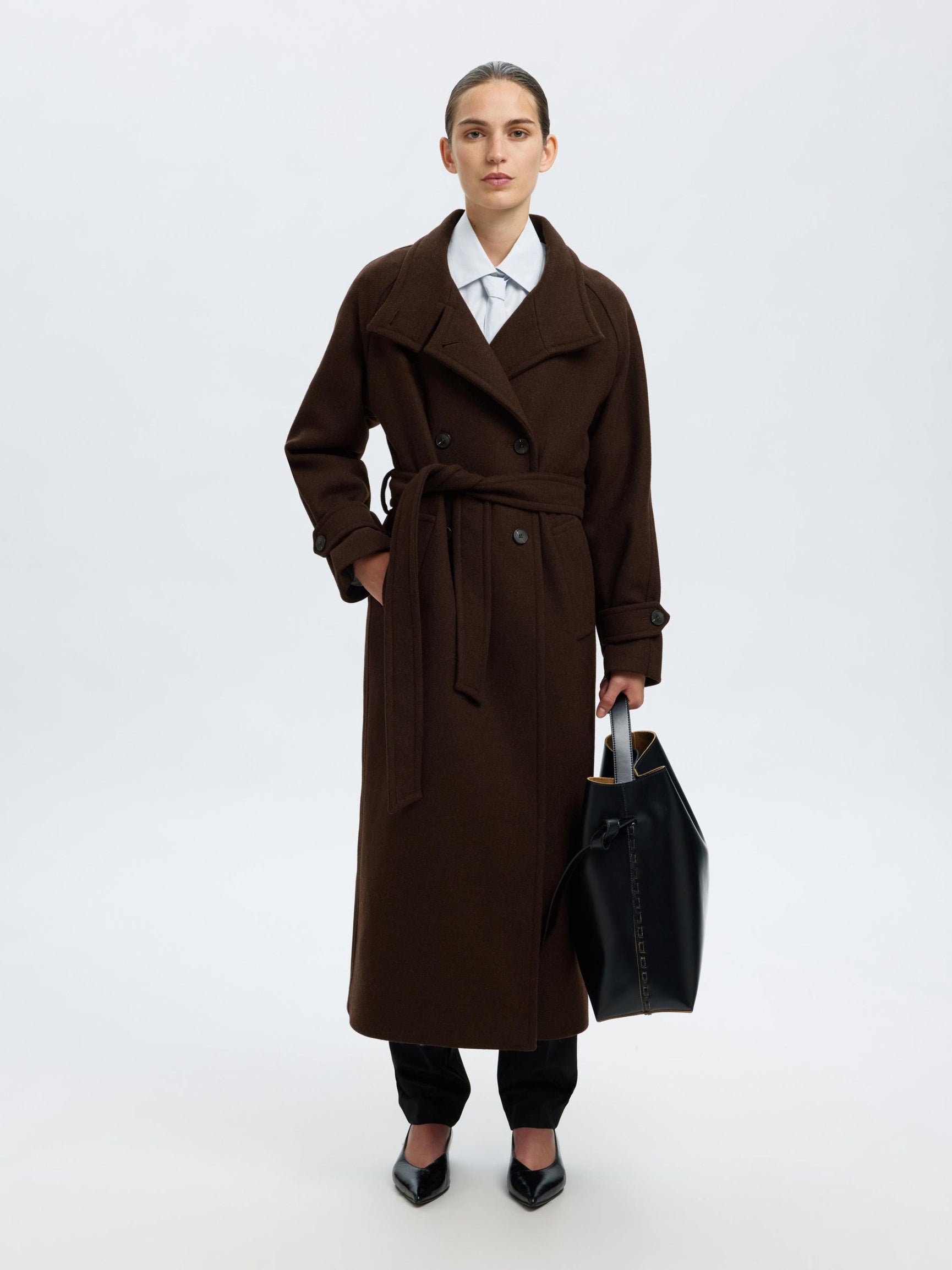SELECTED Madeline Manteco Coat in Delicioso