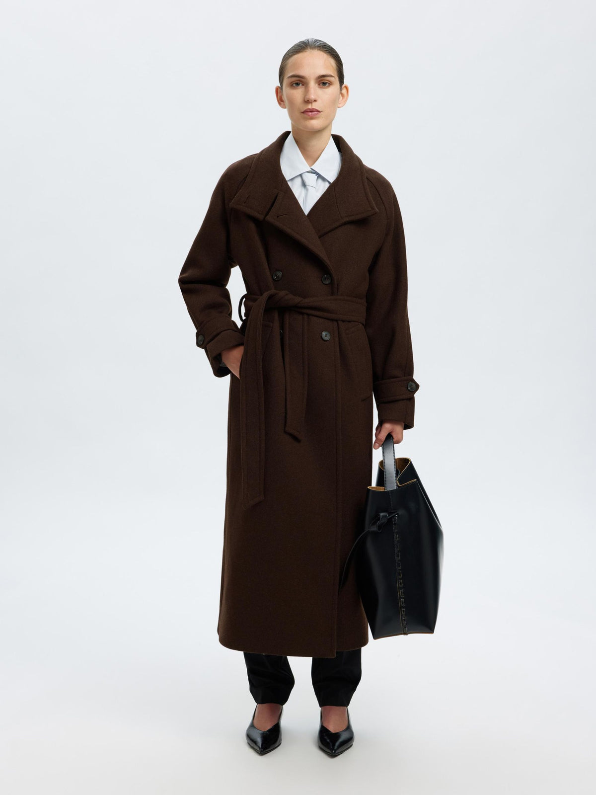 SELECTED Madeline Manteco Coat in Delicioso