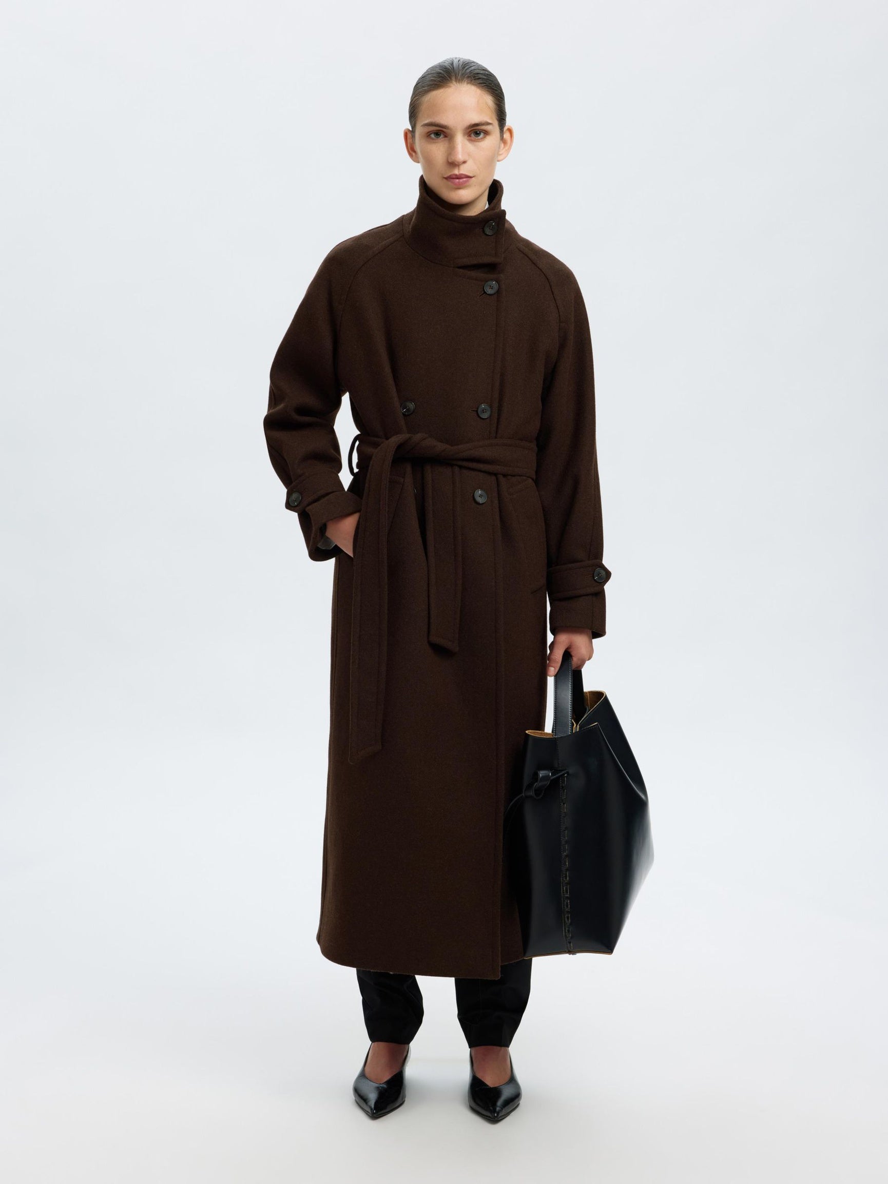SELECTED Madeline Manteco Coat in Delicioso