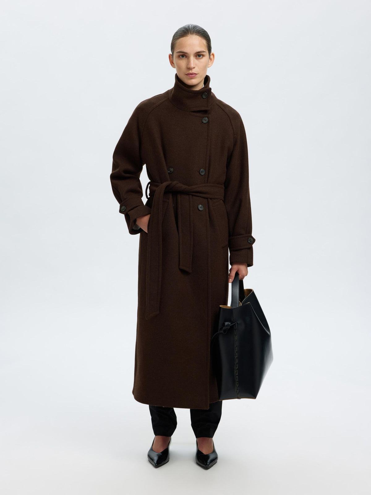 SELECTED Madeline Manteco Coat in Delicioso