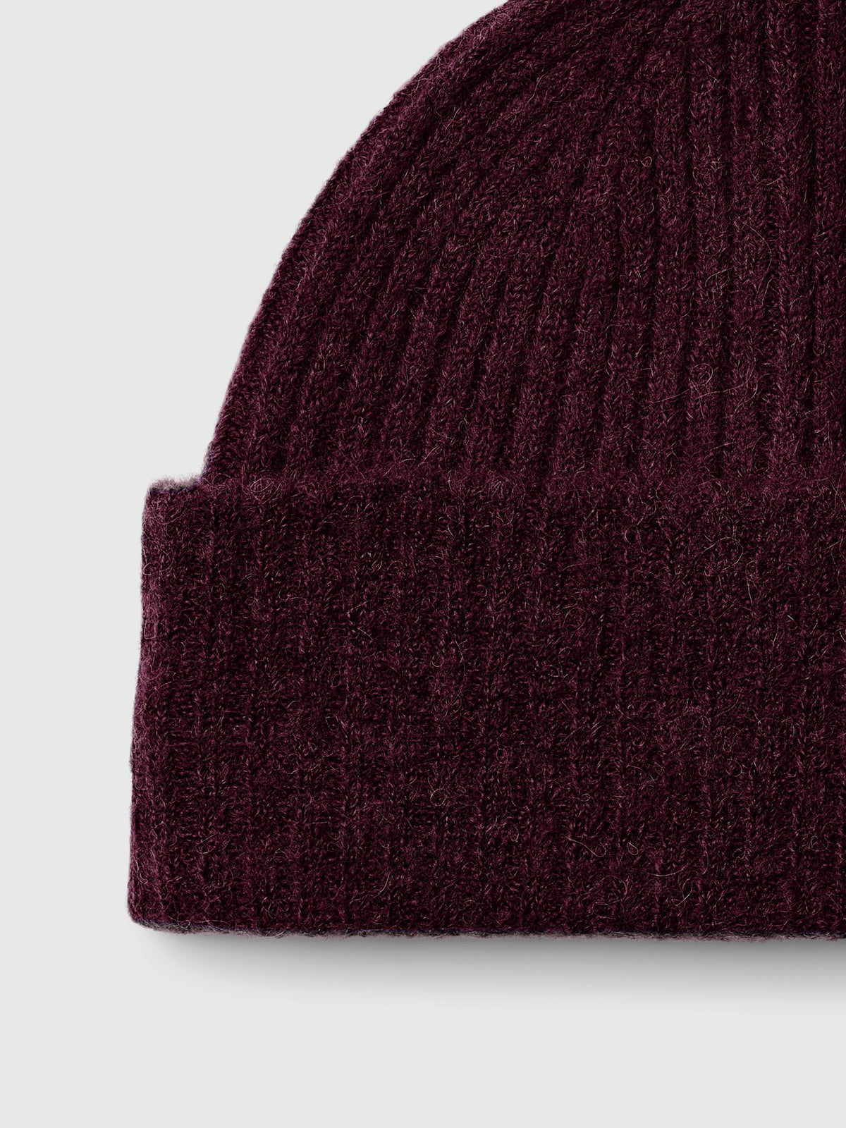 SELECTED Lulu Knit Beanie in Fig