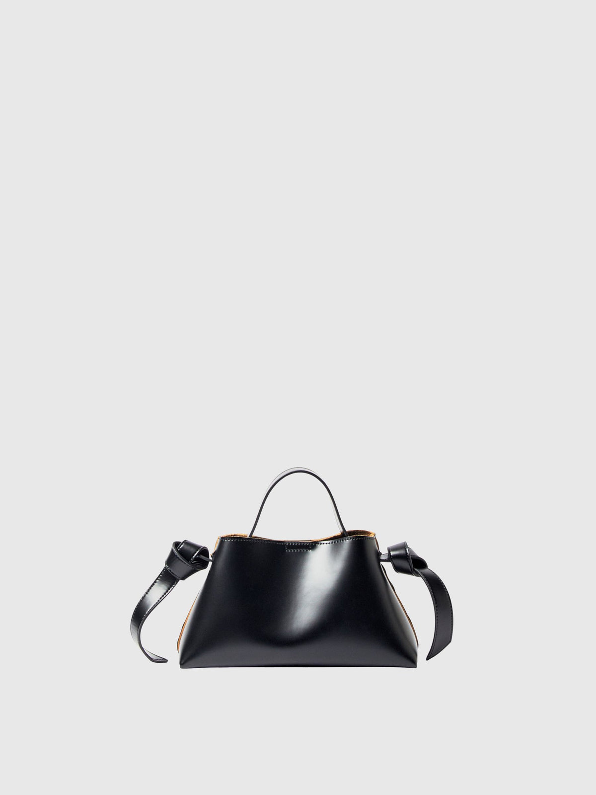 SELECTED Stella Mini Leather Bag in Black