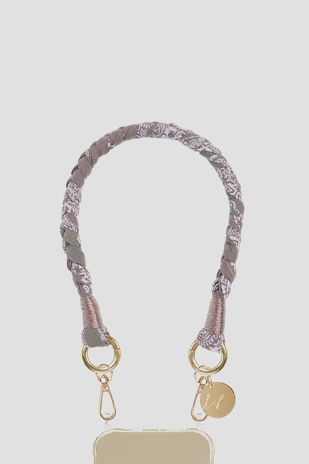 La Coque Franciase Della Bandana Bracelet Strap in Khaki