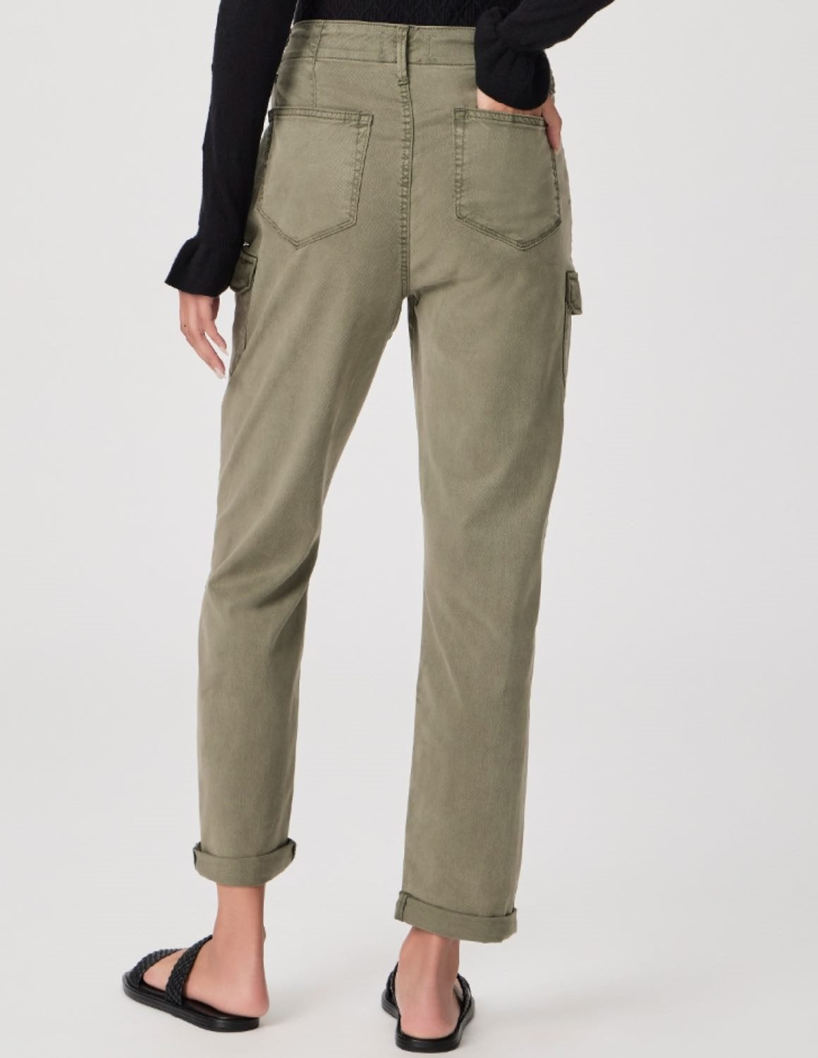 PAIGE Drew Pant in Khaki