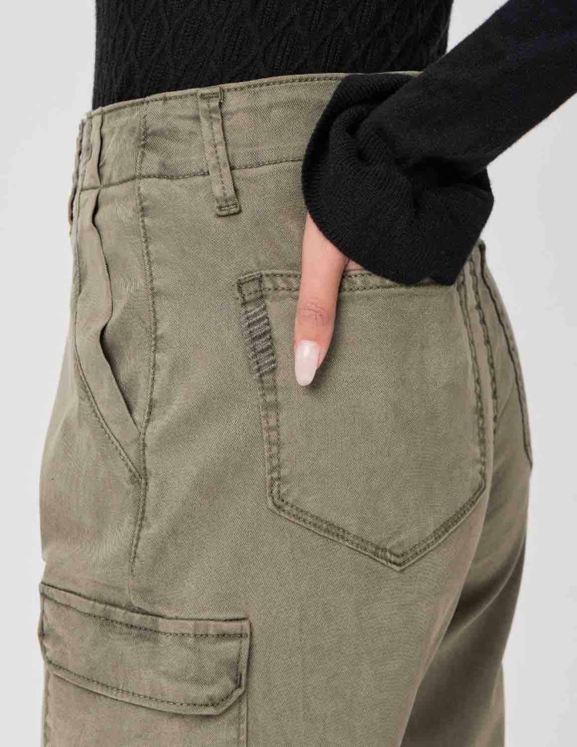 PAIGE Drew Pant in Khaki
