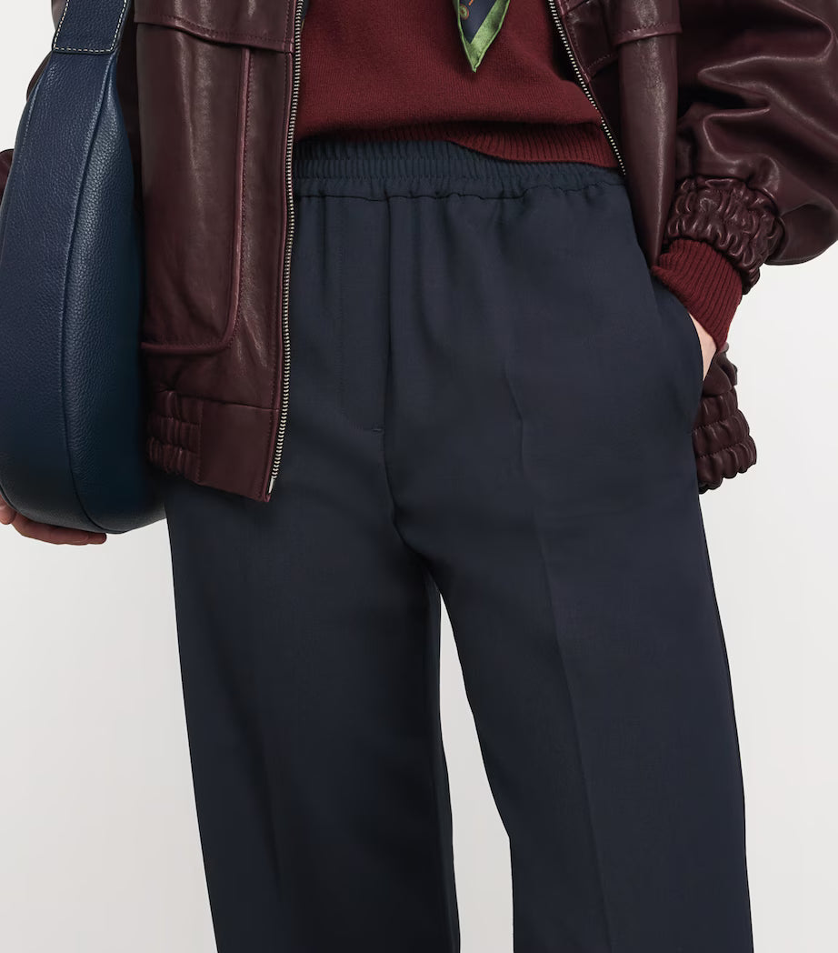 Weekend Max Mara Hateley Trousers in Navy