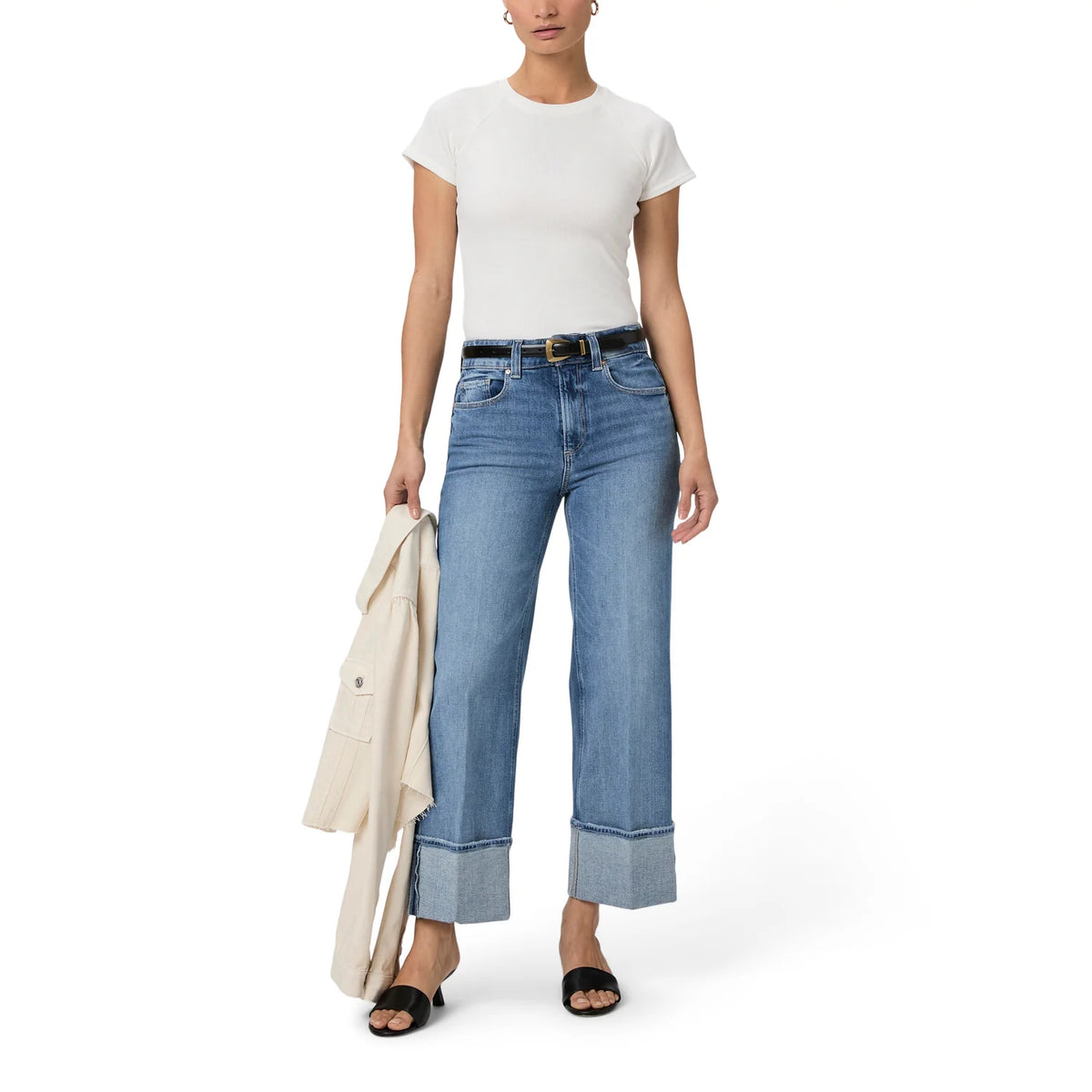 PAIGE Sasha Ankle Wide Cuff in Poet