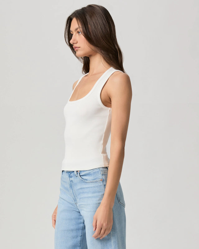 Paige Jeans Amanita Tank in White
