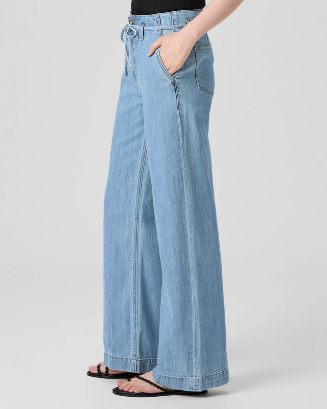 Paige Jeans Zoey 31 In Offset with Tie in Tranquility