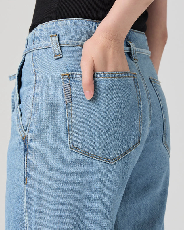 Paige Jeans Zoey 31 In Offset with Tie in Tranquility