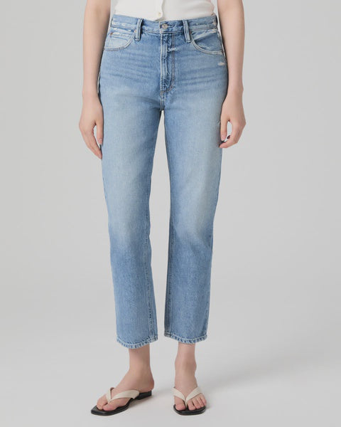Paige Jeans Billy Crop in High Brow Distressed