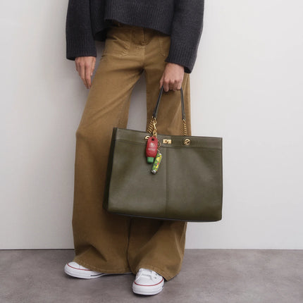 Anya Hindmarch Mortimer Tote Eyelet in Bonsai