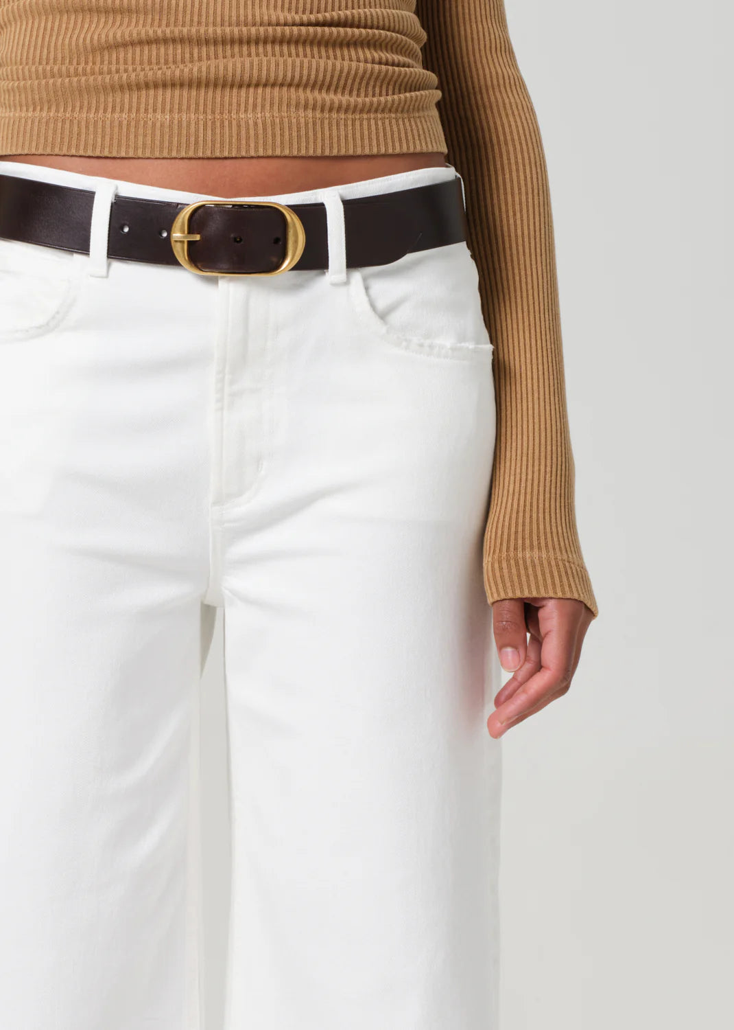 Citizens of Humanity Lyra Crop in Soft White