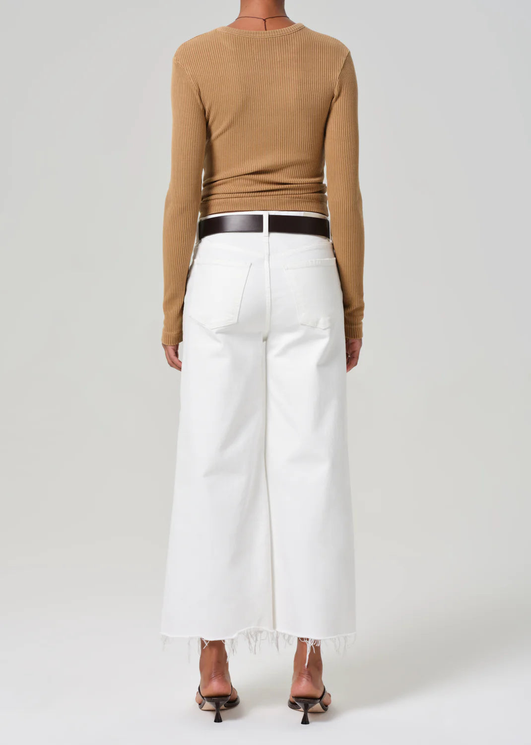 Citizens of Humanity Lyra Crop in Soft White