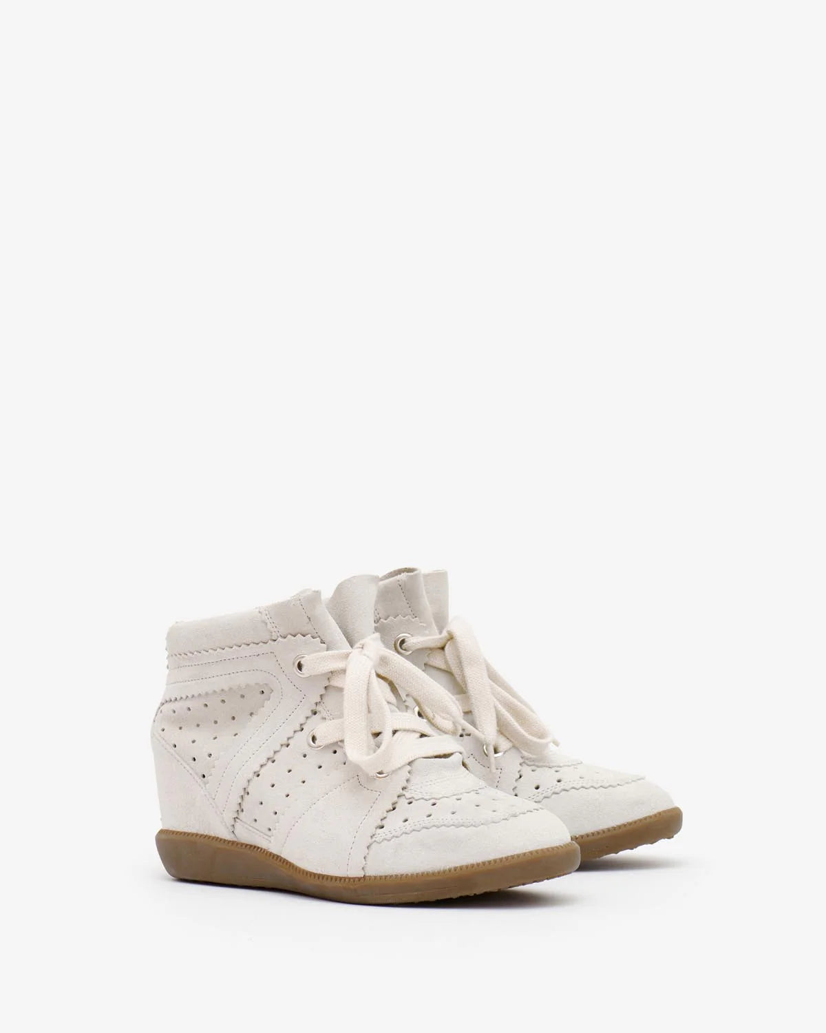 Isabel Marant Bobby Sneakers in Chalk