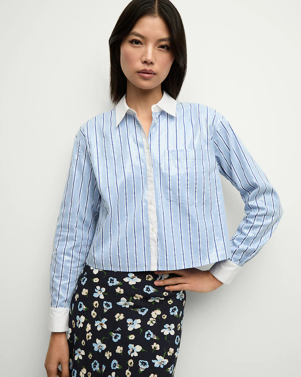 Veronica Beard Maia Sequin Shirt