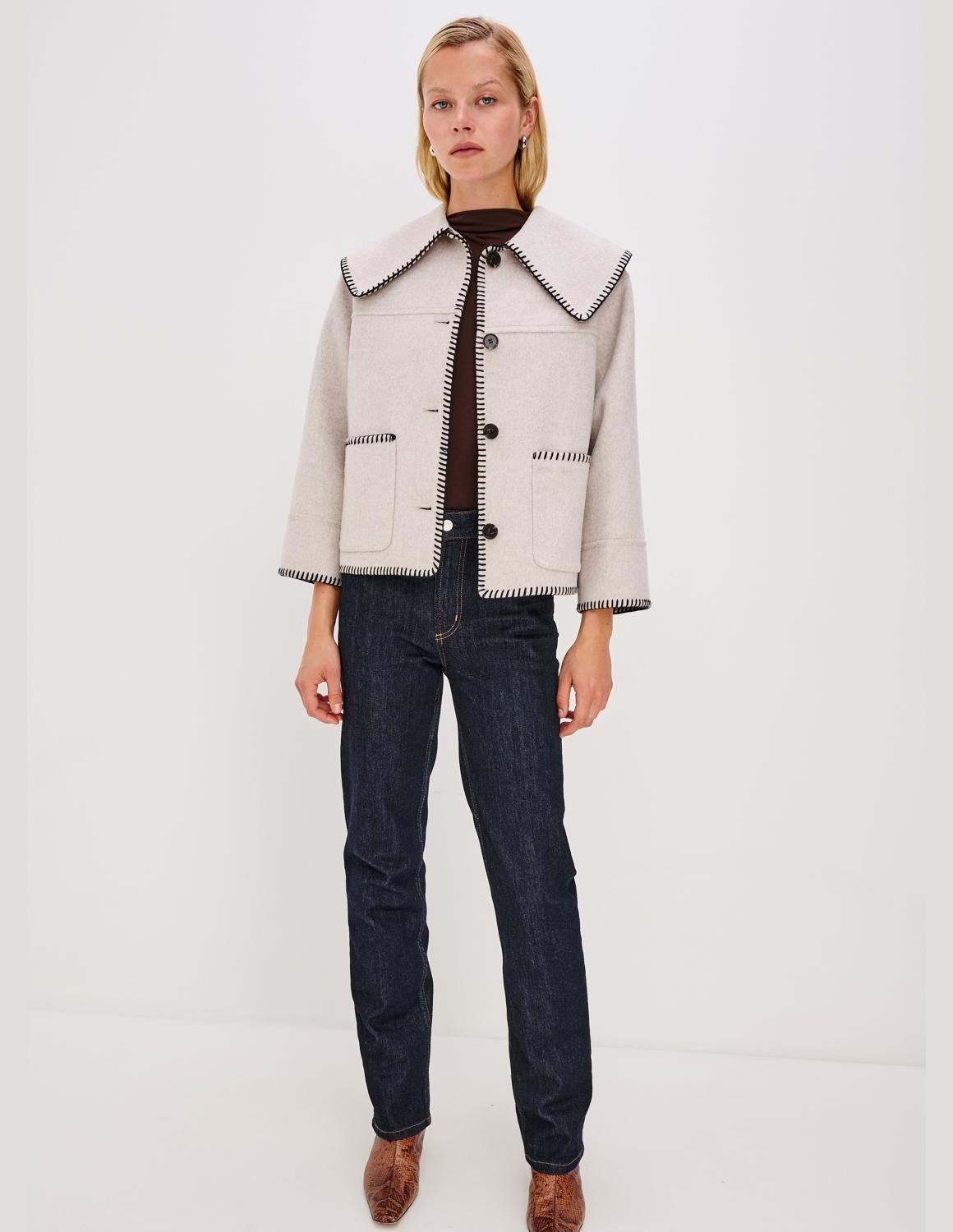RAILS Patty Jacket in Oatmeal