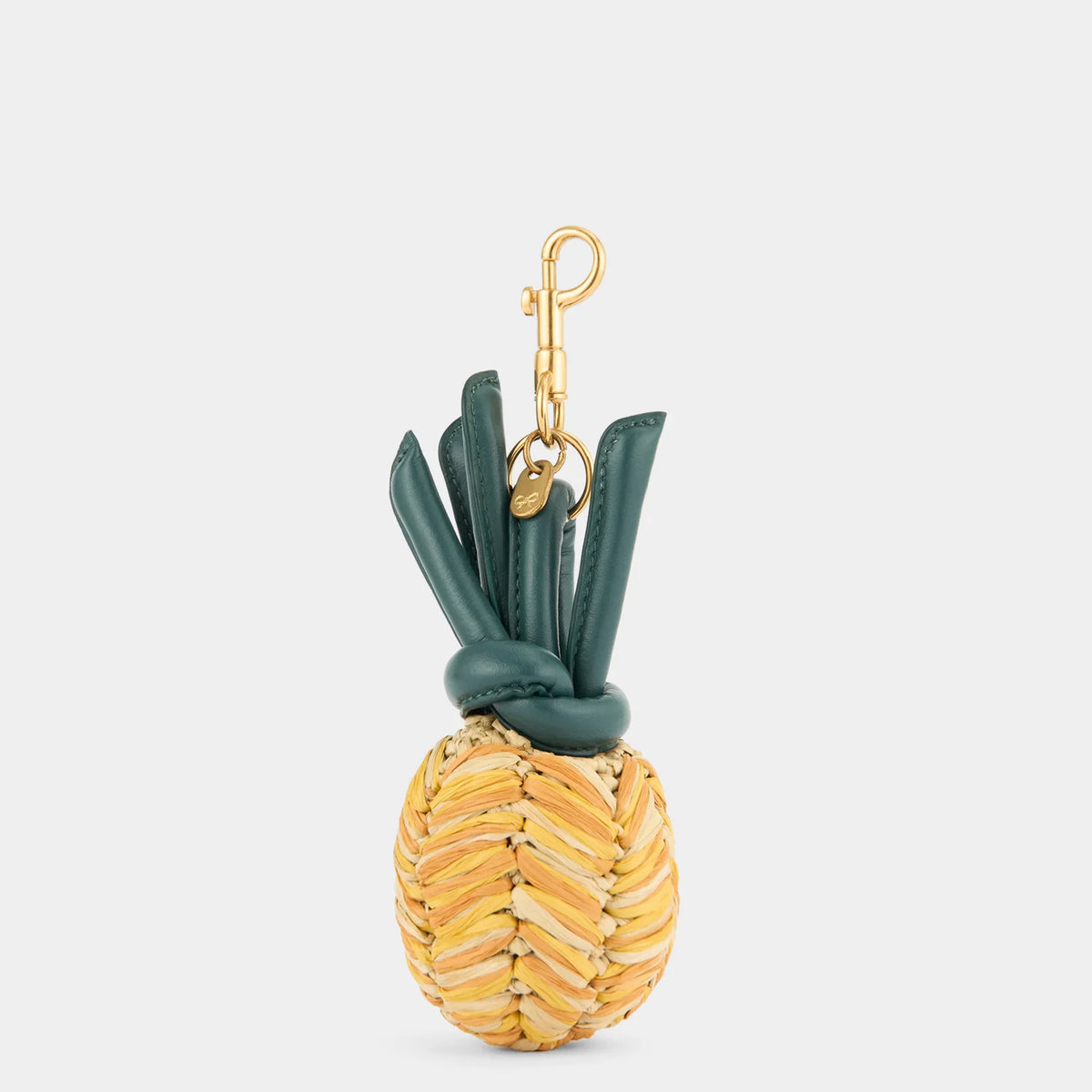 Anya Hindmarch Pineapple Raffia Charm