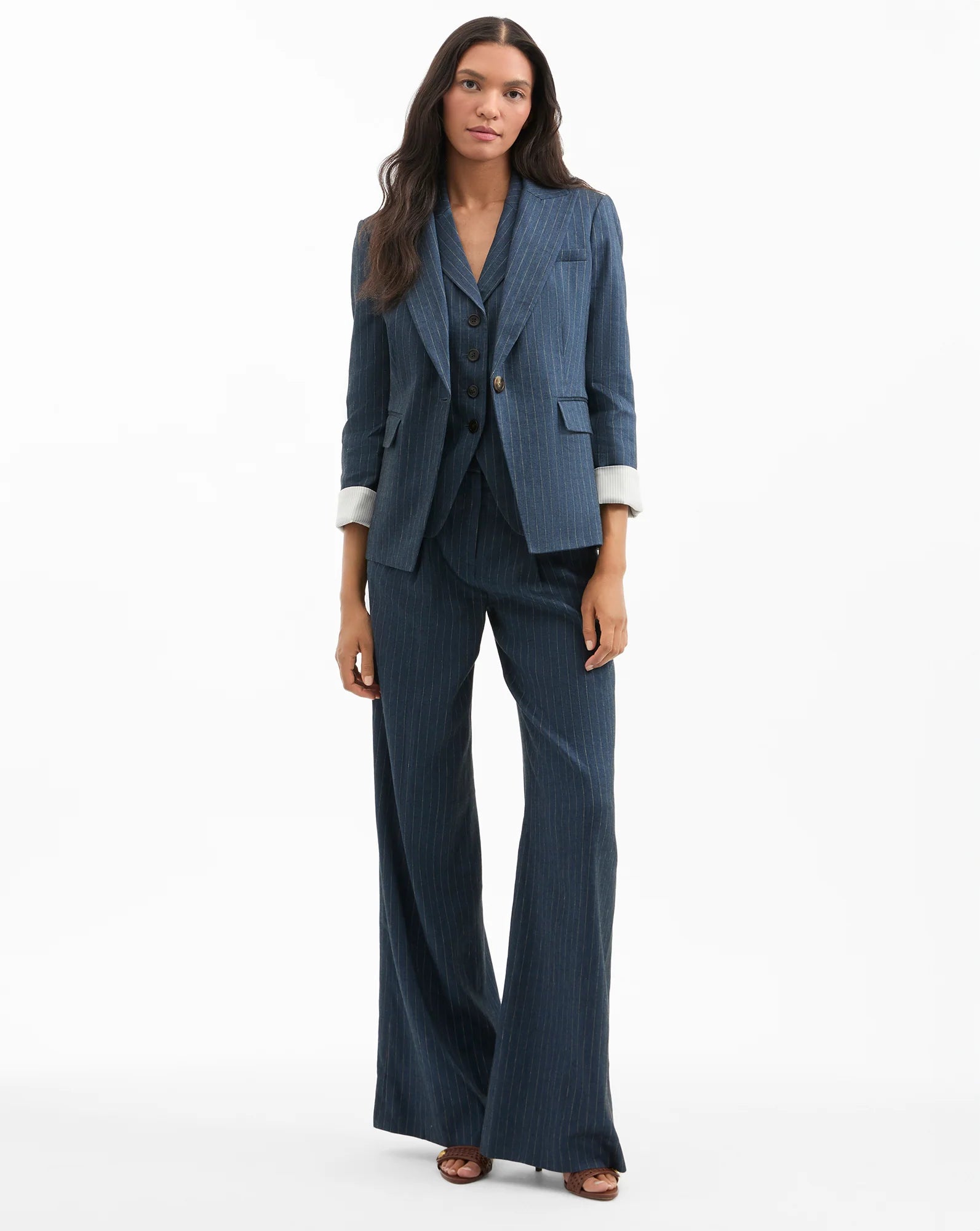 Veronica Beard Rimini Pant in Navy