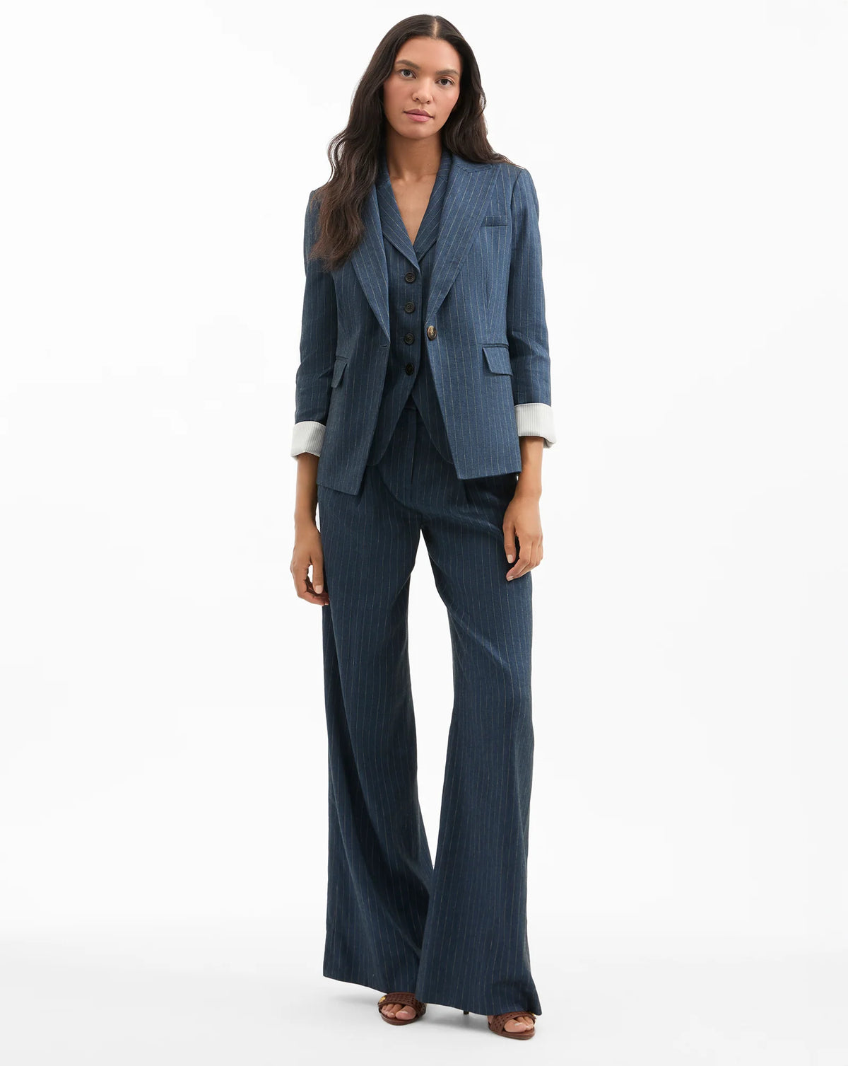 Veronica Beard Rimini Pant in Navy