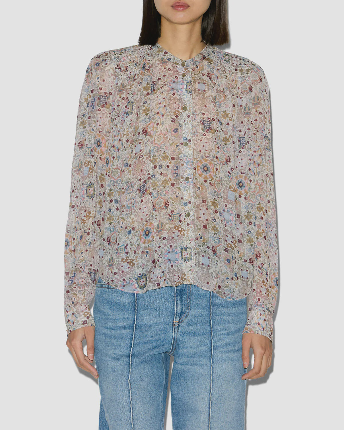 Marant Etoile Noeline Top in Ecru