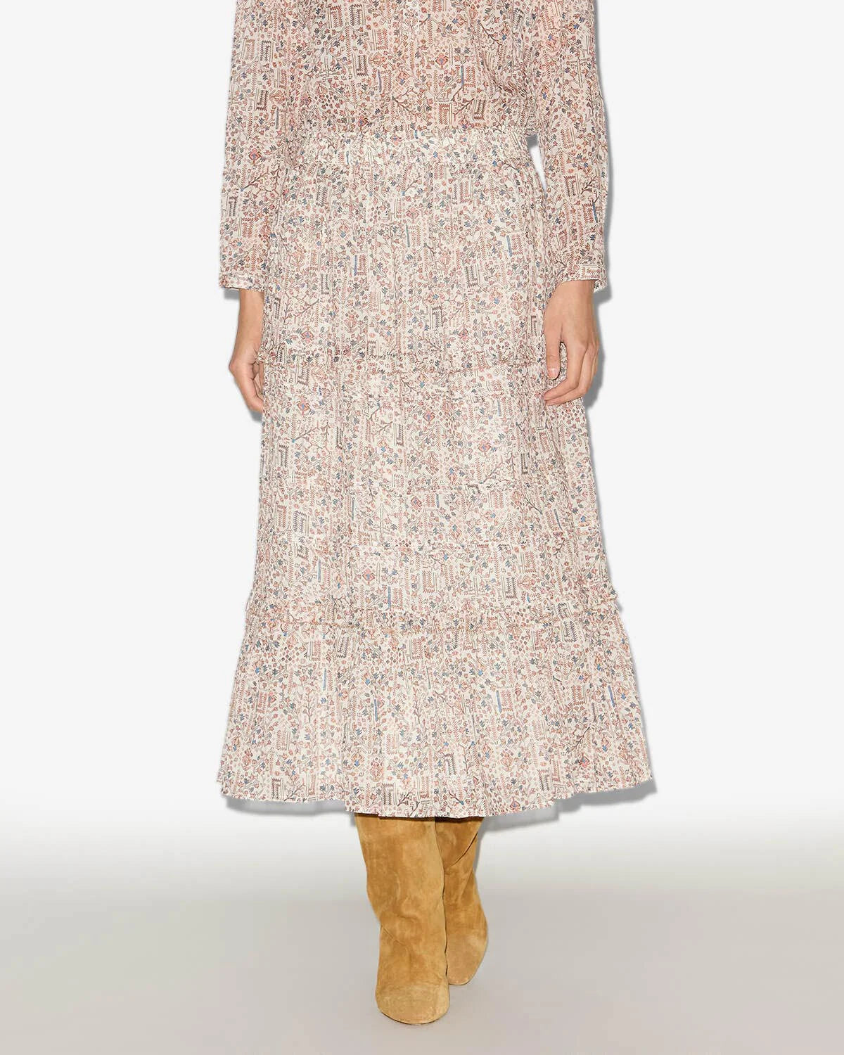 Marant Etoile Diya Skirt in Ecru