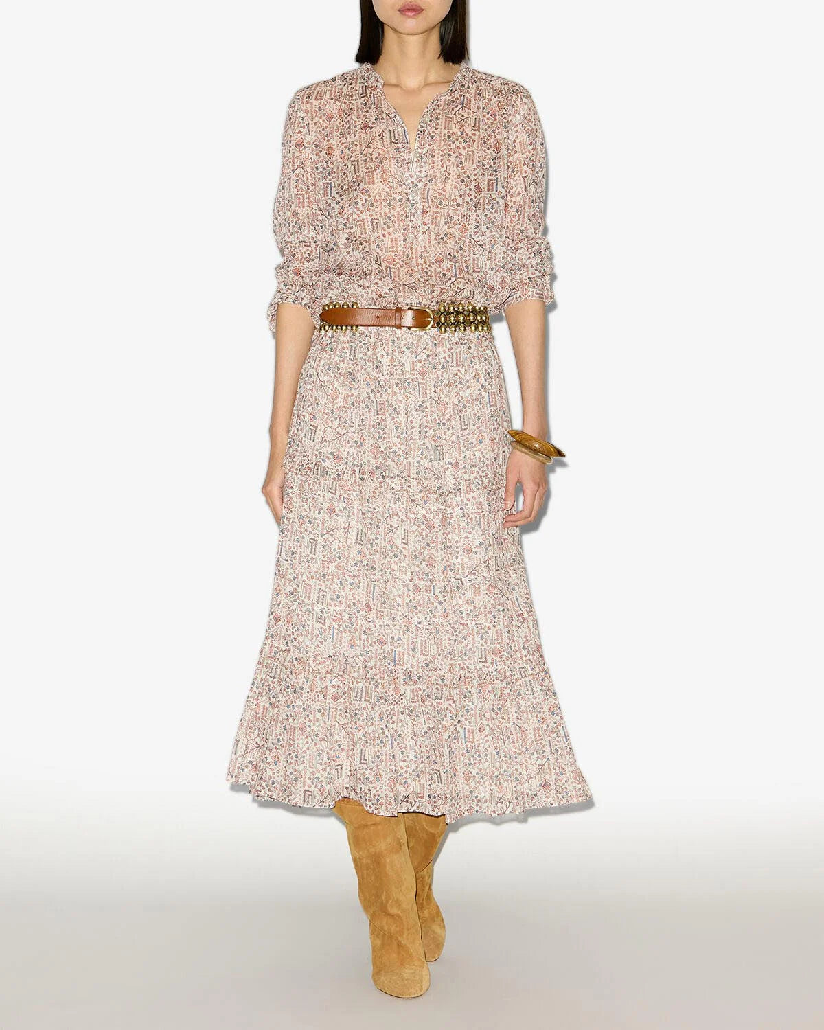 Marant Etoile Diya Skirt in Ecru