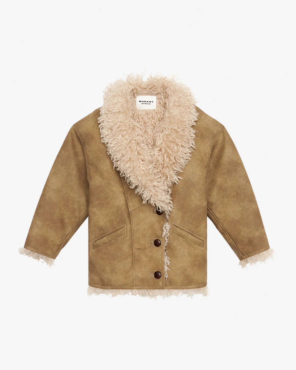 Marant Etoile Clea Coat in Taupe