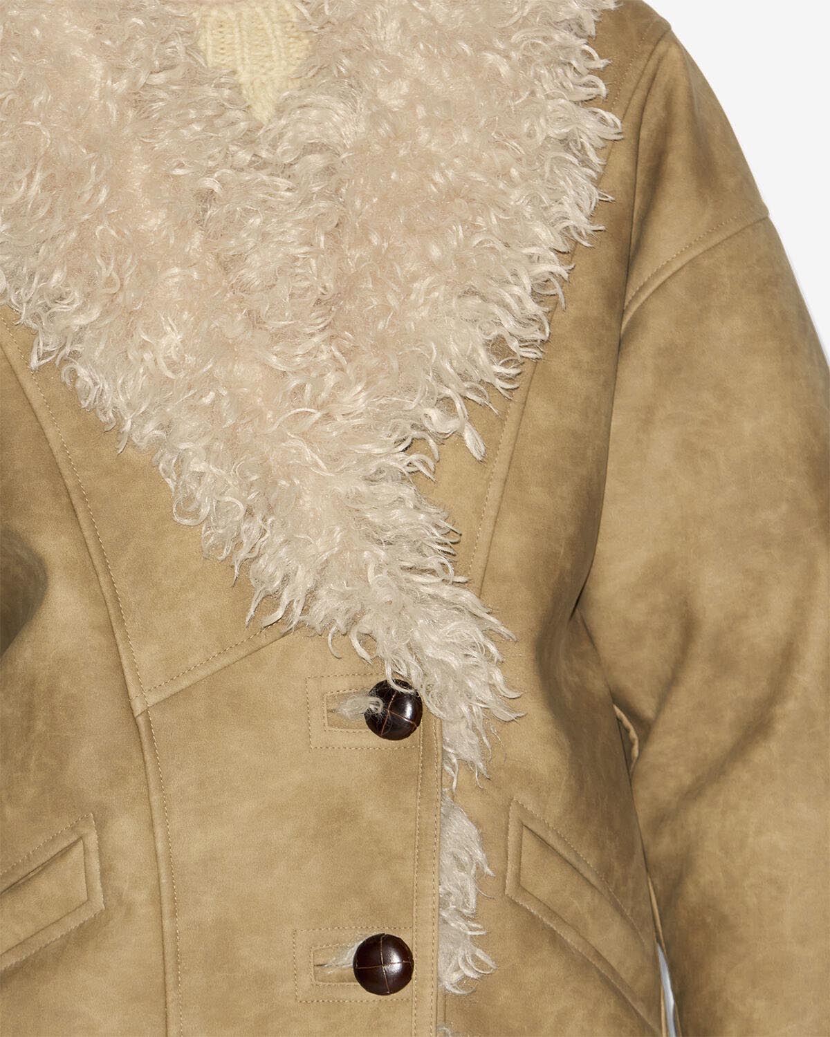 Marant Etoile Clea Coat in Taupe